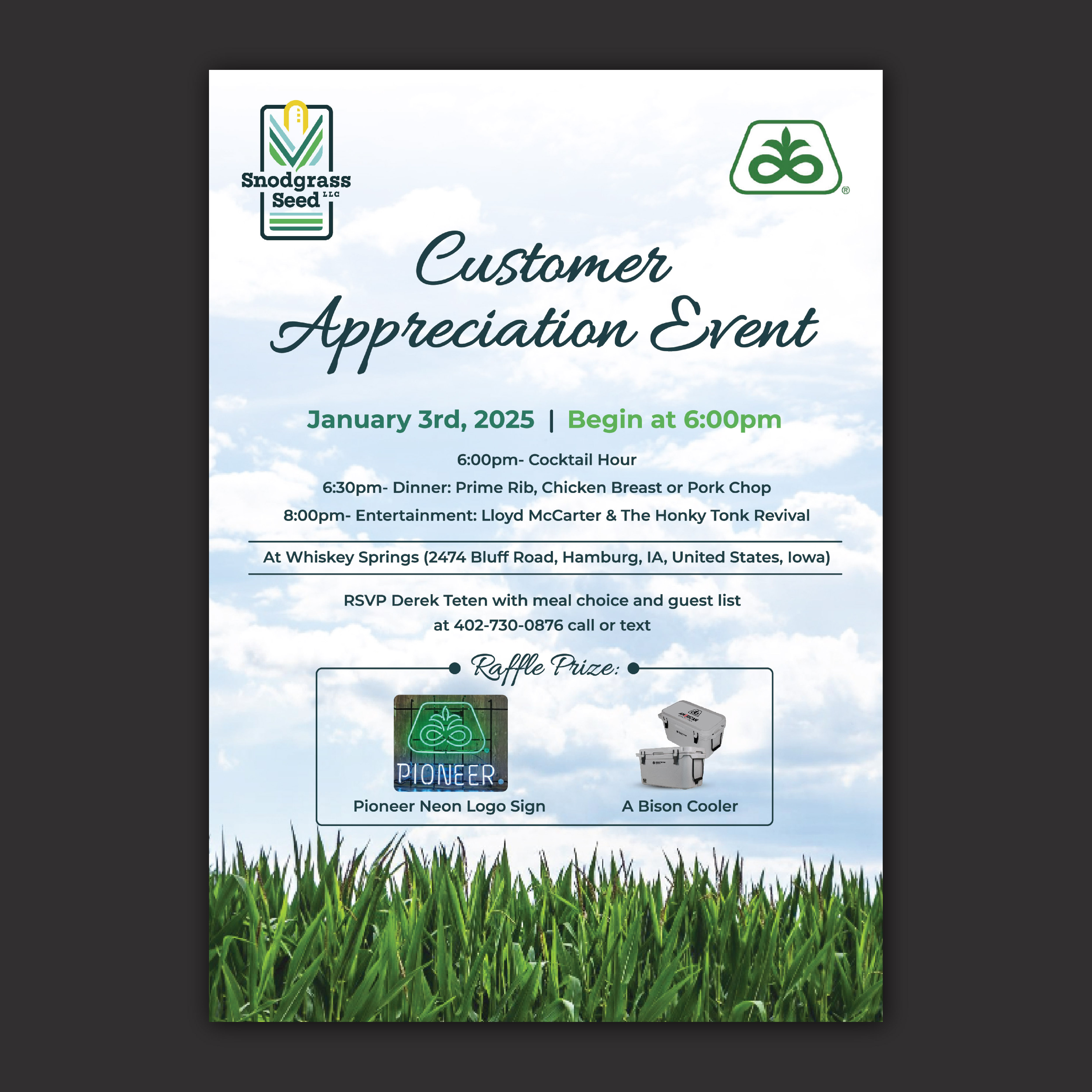 Invitation Design by Bidita Saha for Teten Precision Ag Advantage | Design #34292233
