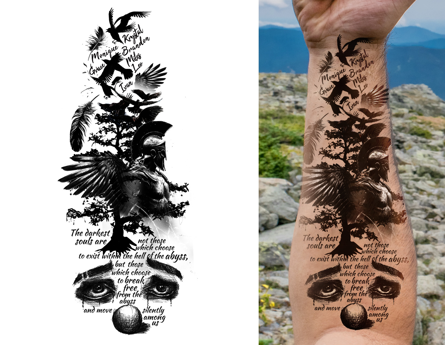 Tattoo Design by MNM for this project | Design #34324895