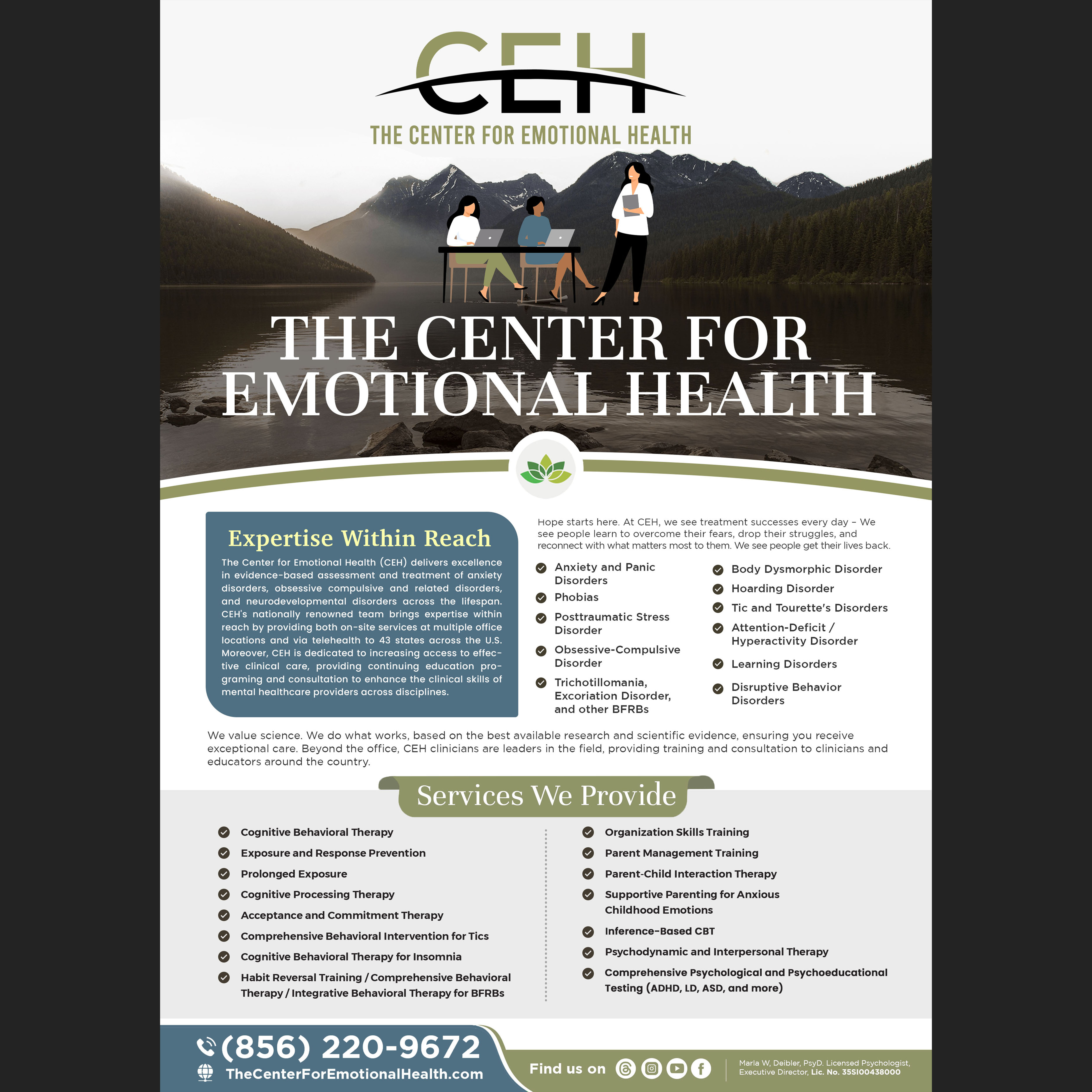Design de Flyer par Anhar pour The Center for Emotional Health of Greater Philadelphia | Design #34305763