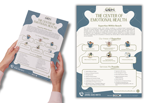 Flyer-Design von Custom A für The Center for Emotional Health of Greater Philadelphia | Design: #34295885