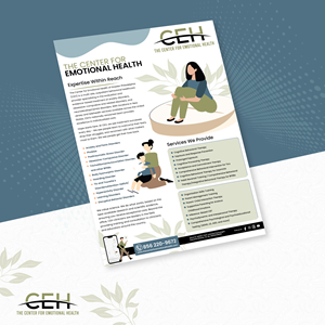 Flyer Design by BWS01 for The Center for Emotional Health of Greater Philadelphia | Design: #34300415