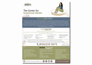 Flyer Design by Skybluedesignstudio for The Center for Emotional Health of Greater Philadelphia | Design: #34307123