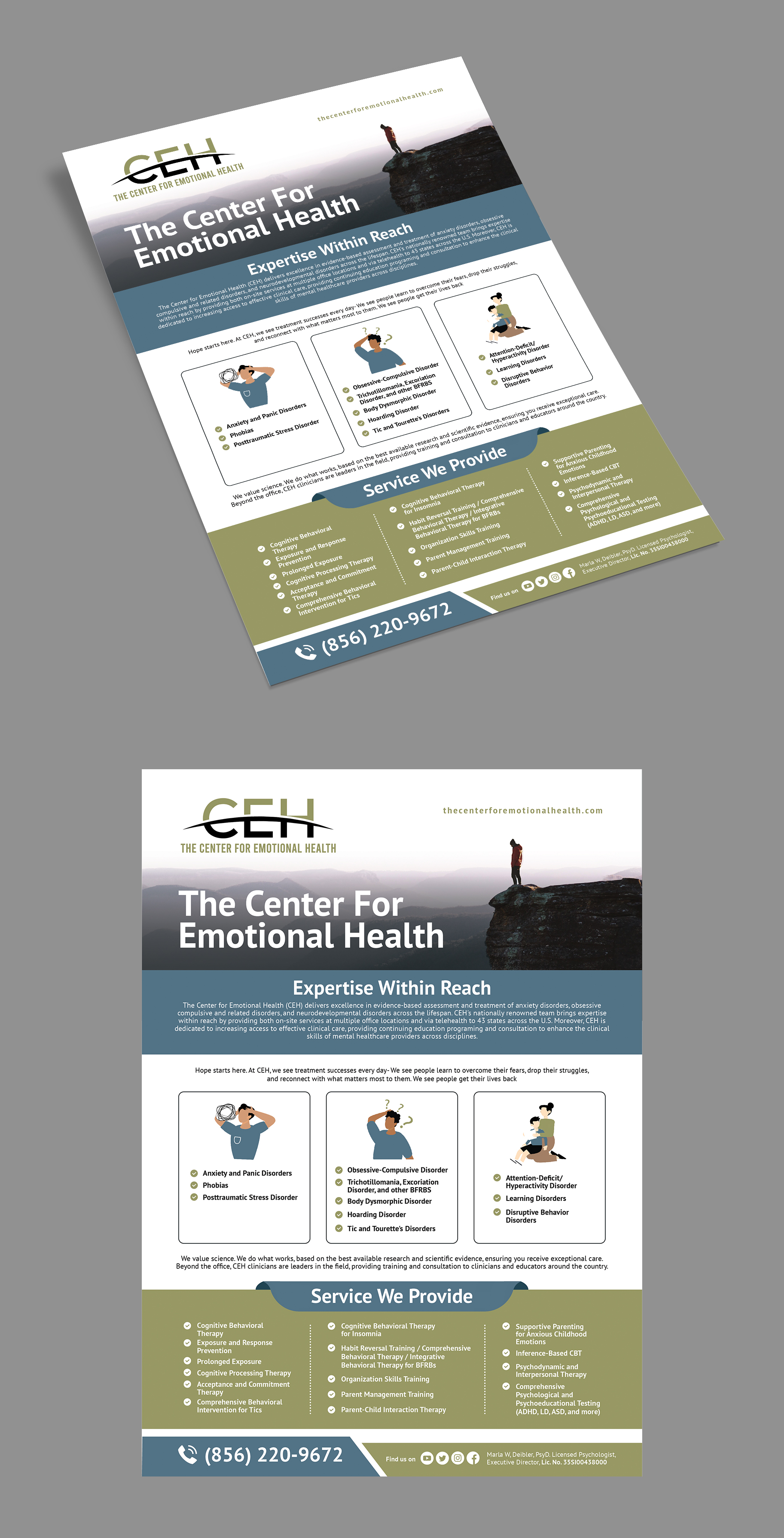 Flyer Design by Dzhafir for The Center for Emotional Health of Greater Philadelphia | Design #34300155