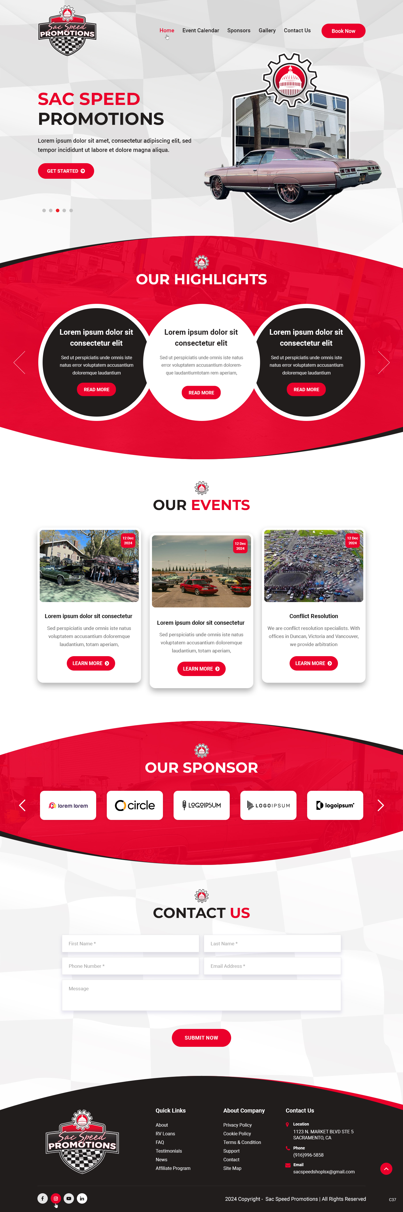 Web Design by pb for Palmer Signs LP | Design #34318126