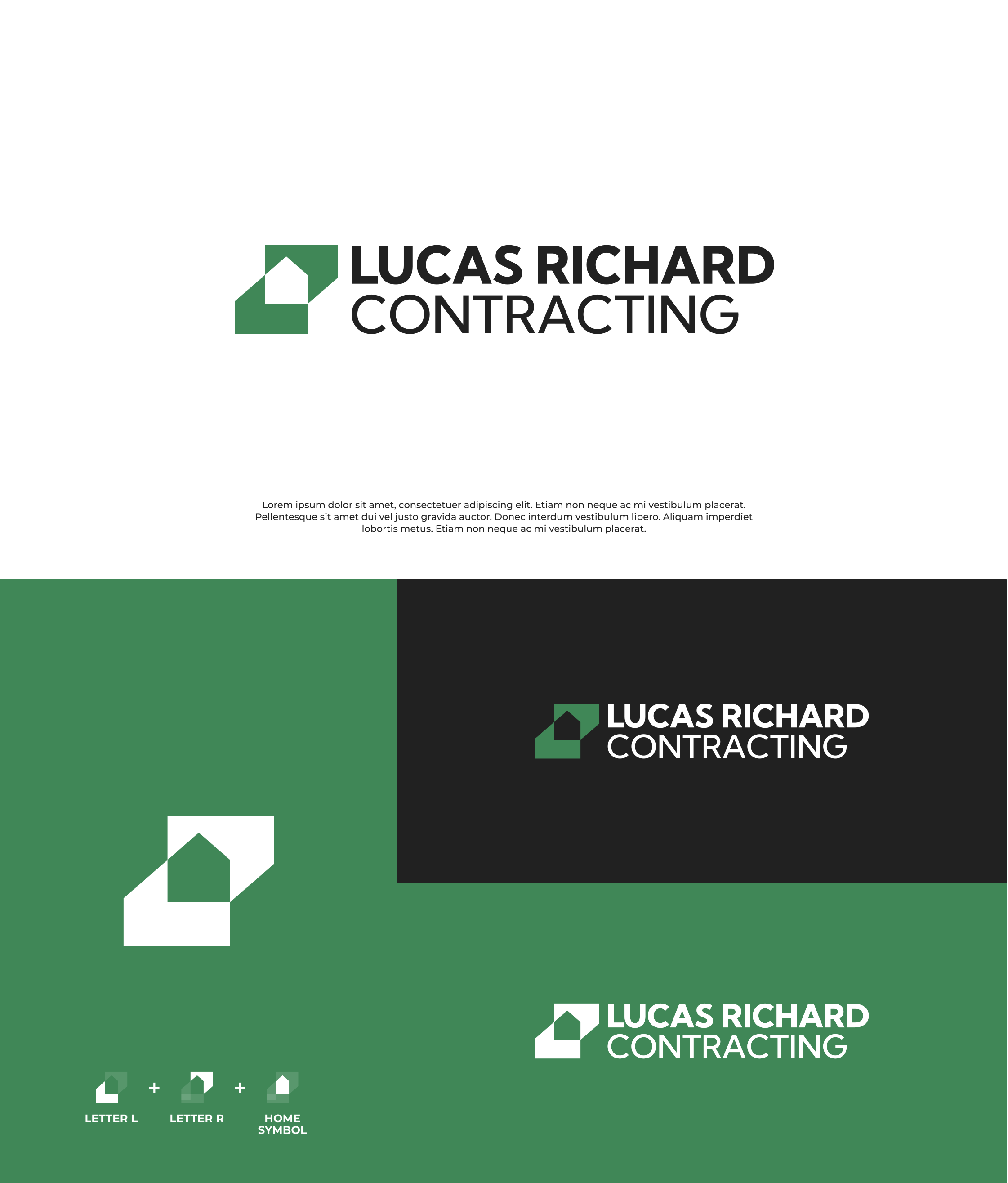 Diseño de Logo por Zaid Al Faqih para Lucas Richard Design | Diseño #34301719