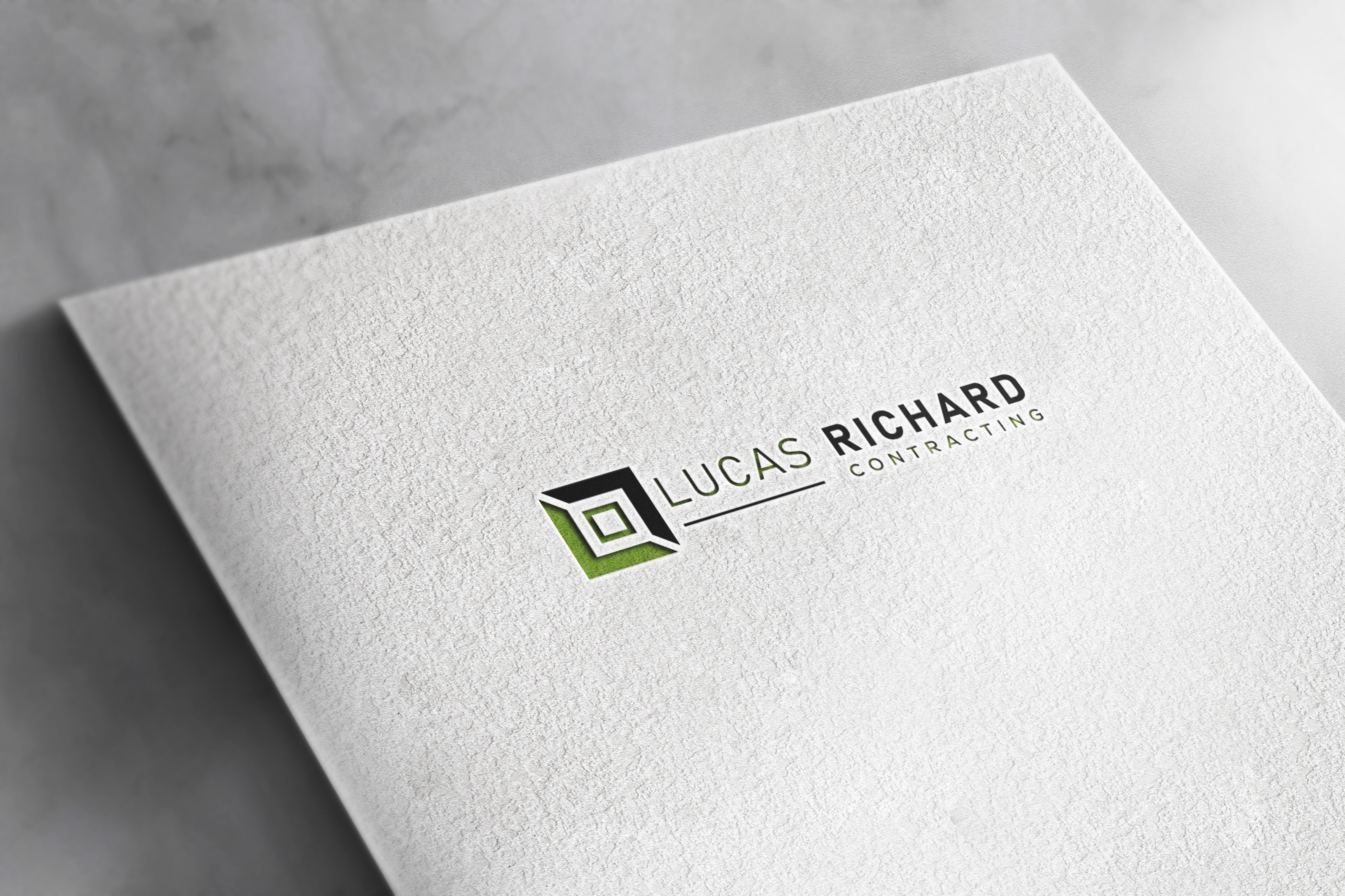 Logo Design by Tube light for Lucas Richard Design | Design #34315602