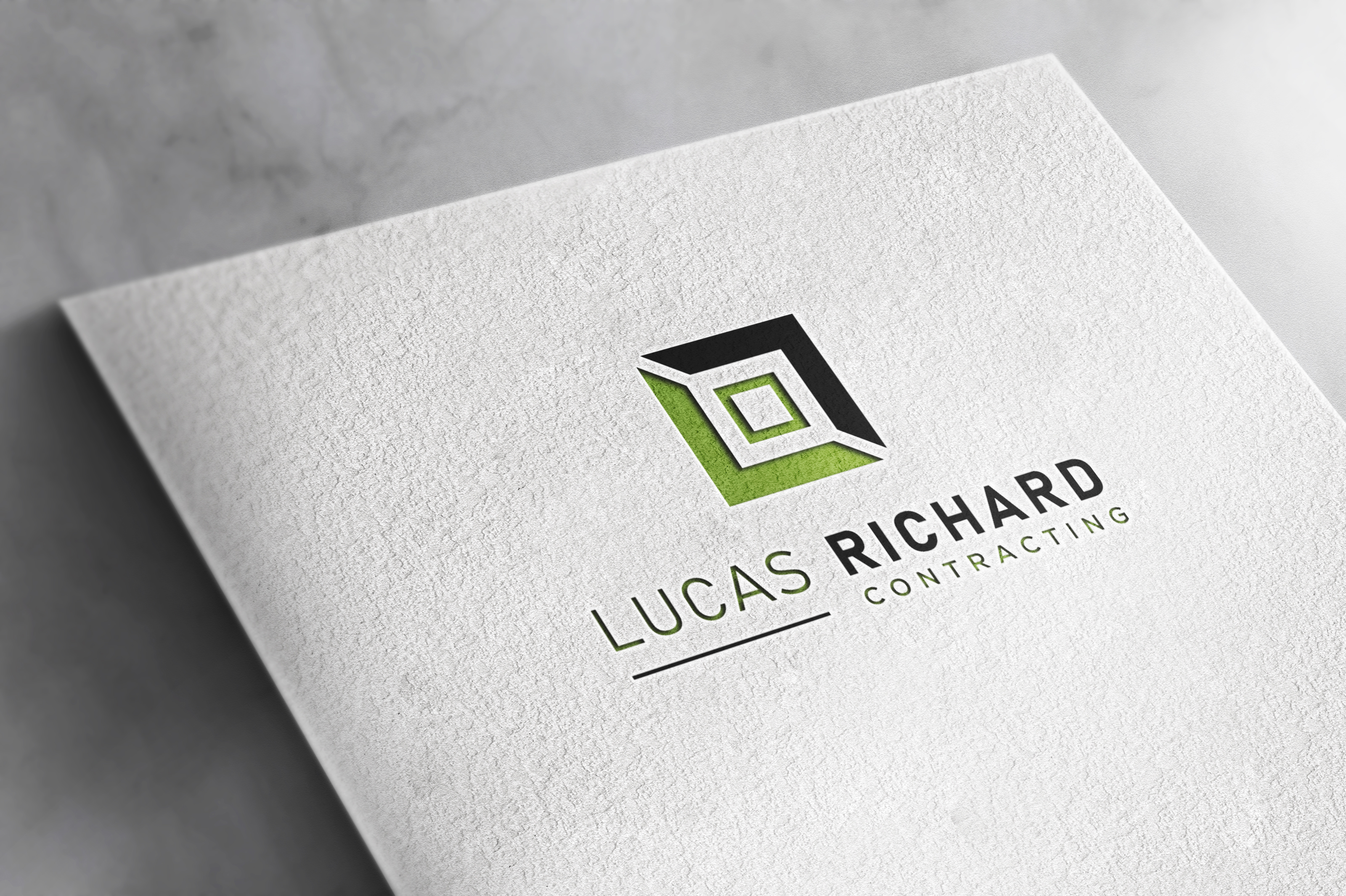 Logo Design by Tube light for Lucas Richard Design | Design #34315619