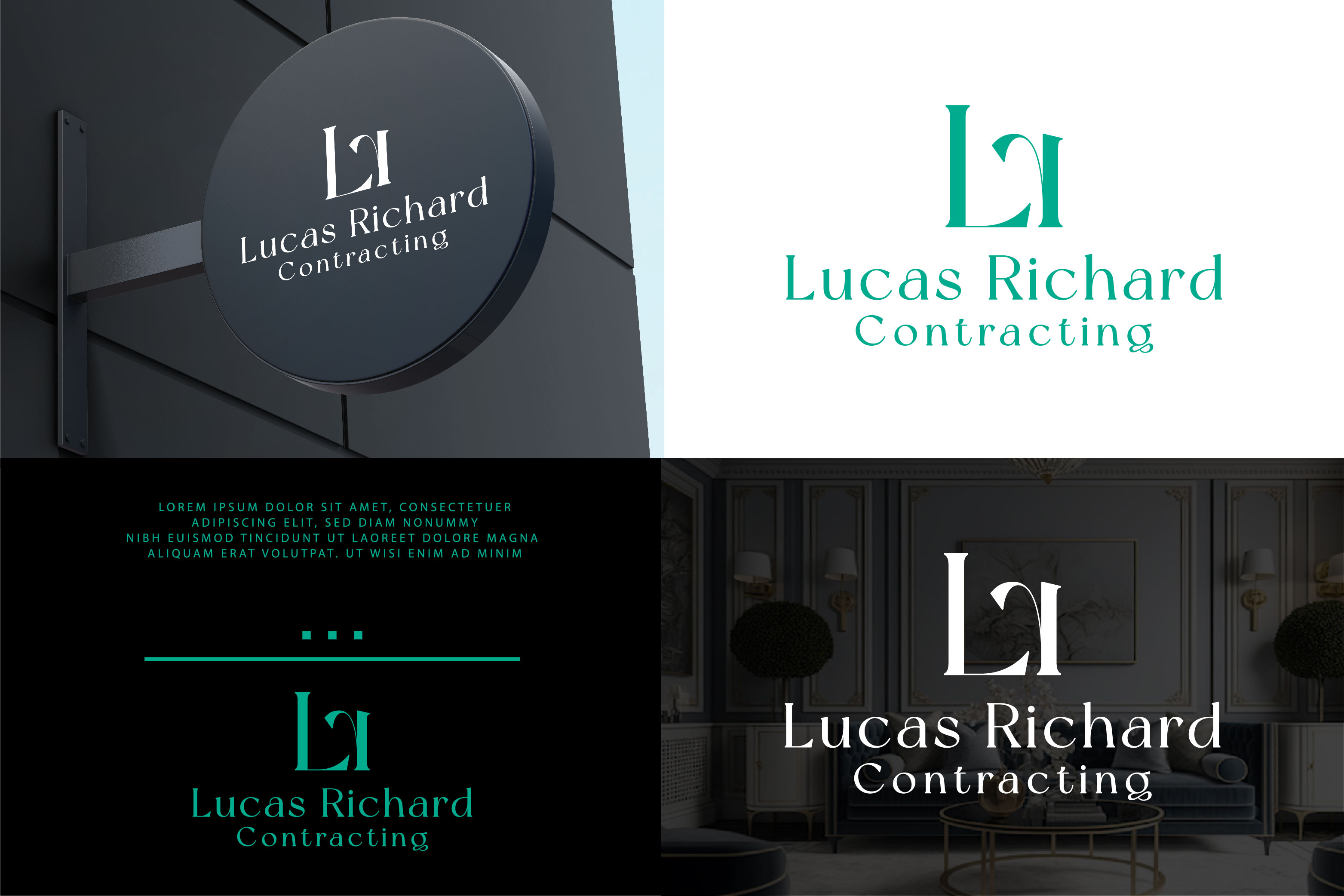 Logo Design by Hanzulla wahid for Lucas Richard Design | Design #34303281