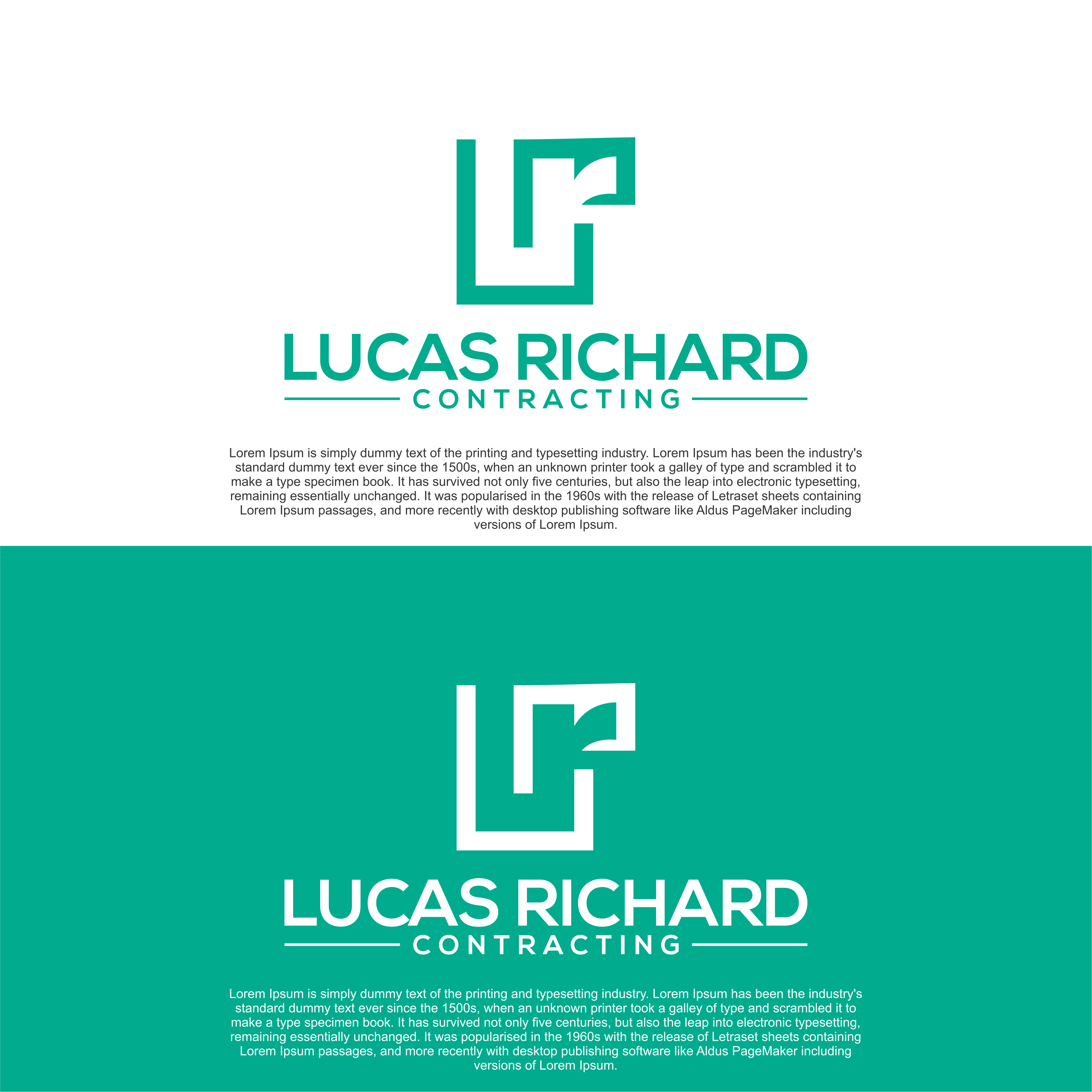 Logo Design by diego costa for Lucas Richard Design | Design #34295194