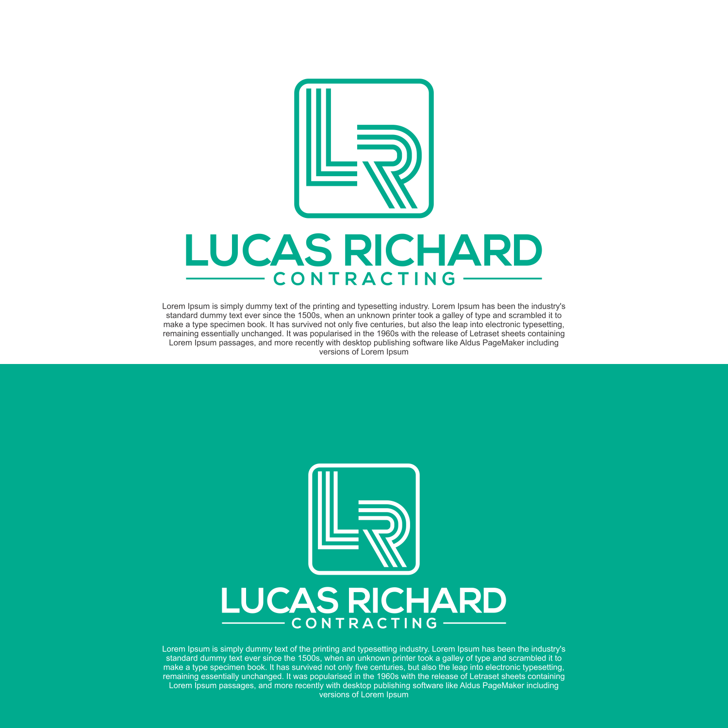 Logo Design by diego costa for Lucas Richard Design | Design #34297637