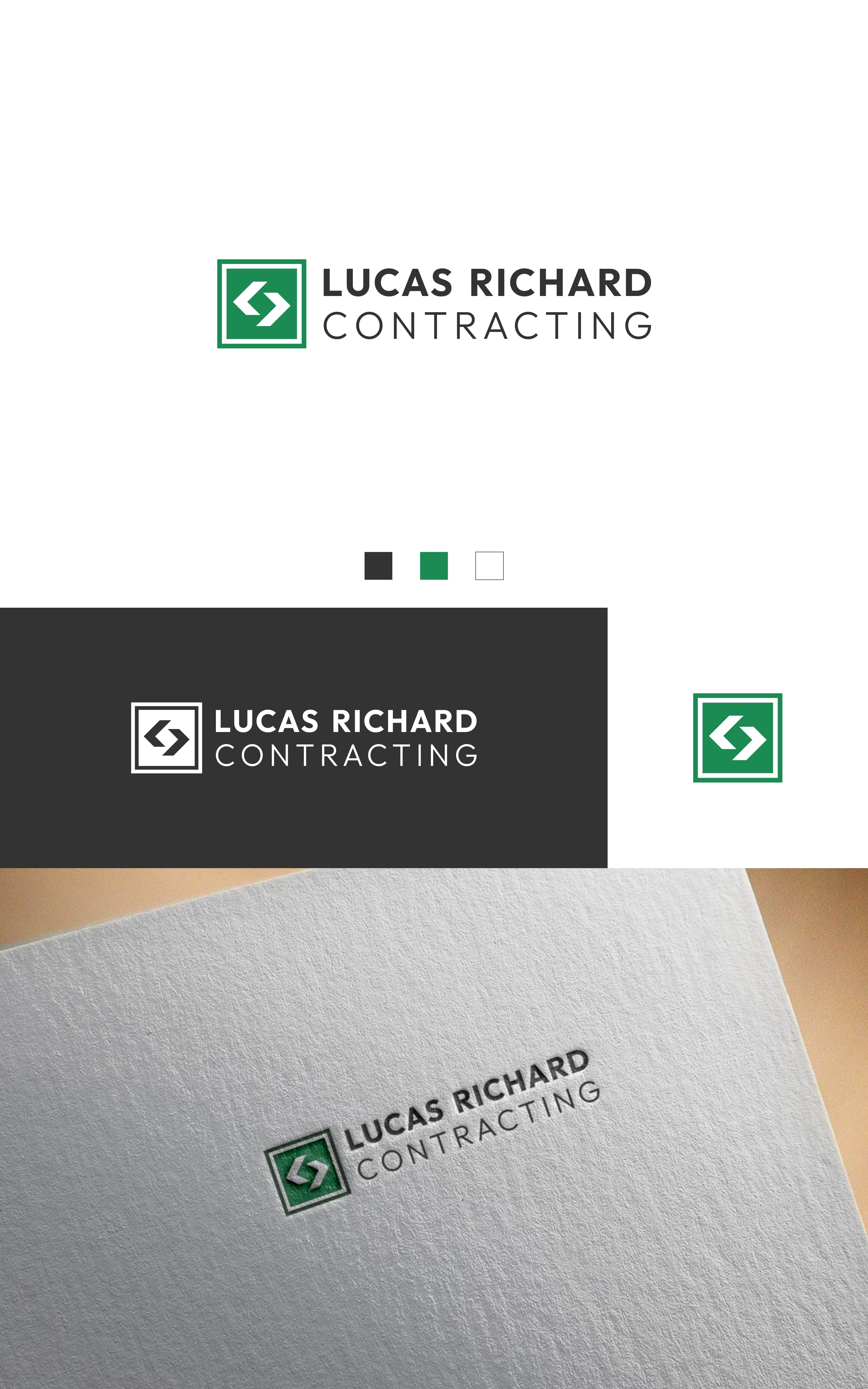 Logo Design by Dell_a.Design for Lucas Richard Design | Design #34294451