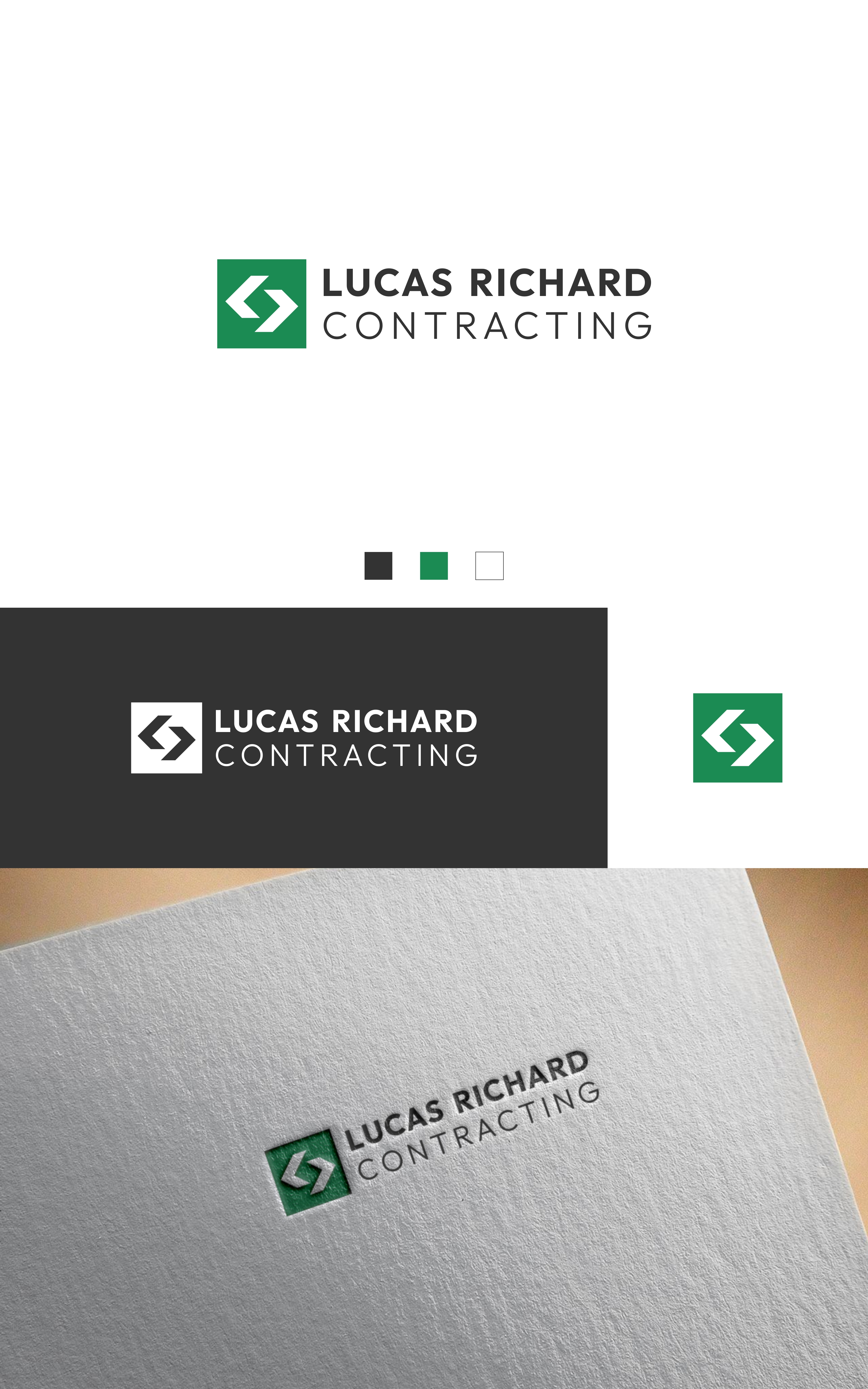 Logo Design by Dell_a.Design for Lucas Richard Design | Design #34294768
