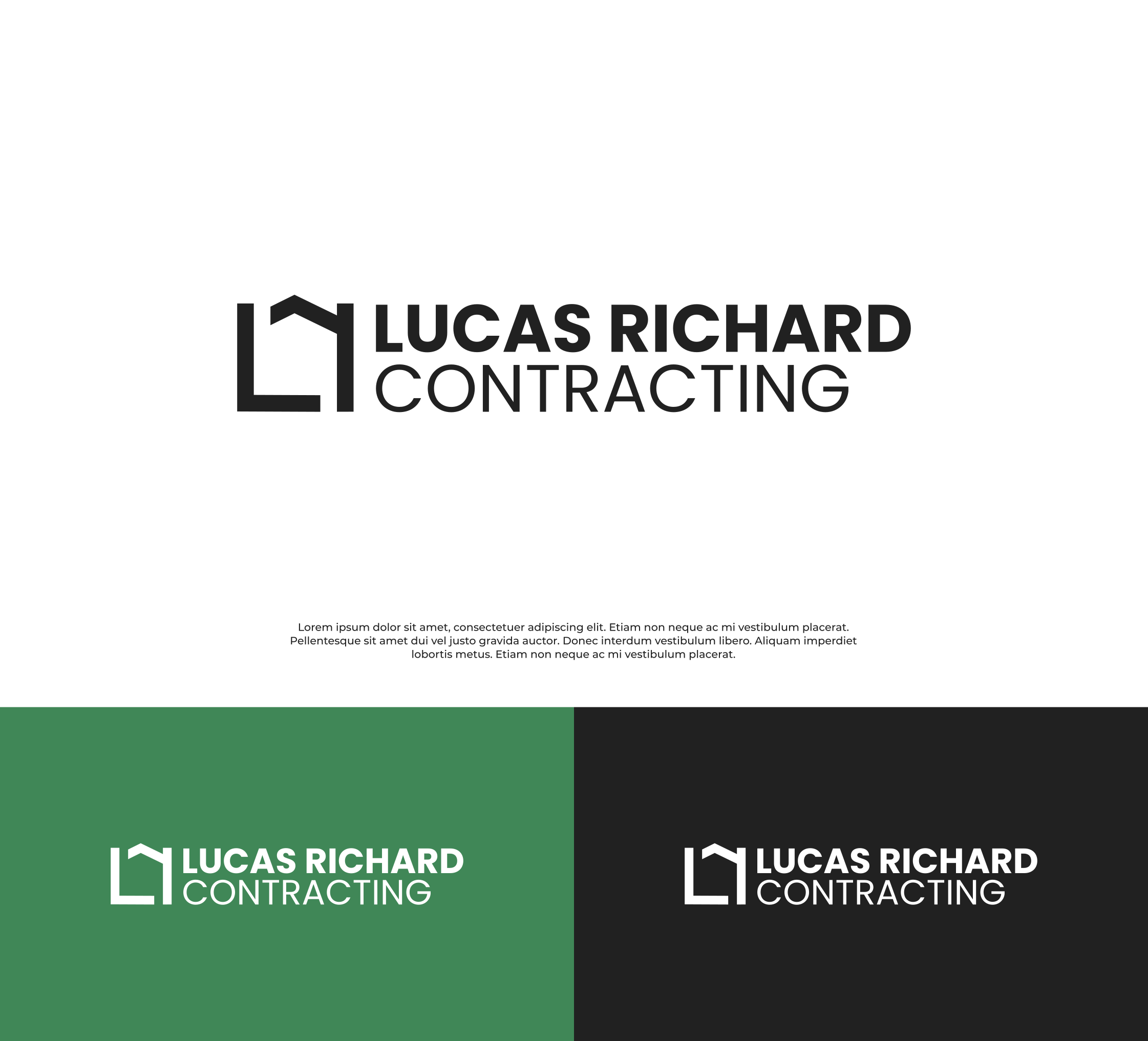 Logo-Design von Abu Zaid Design für Lucas Richard Design | Design #34302012