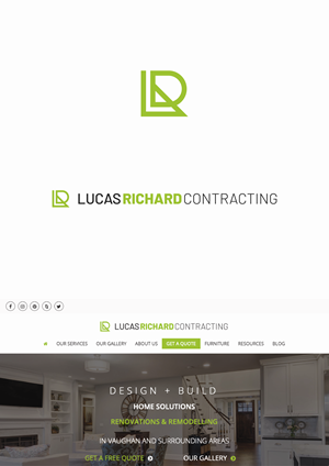 Logo Design by The Marble Peach for Lucas Richard Design | Design: #34300169