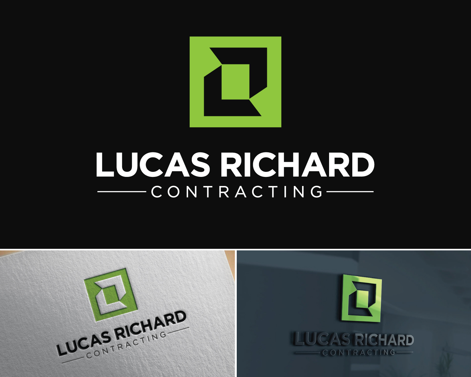 Logo Design by Atec for Lucas Richard Design | Design #34296229