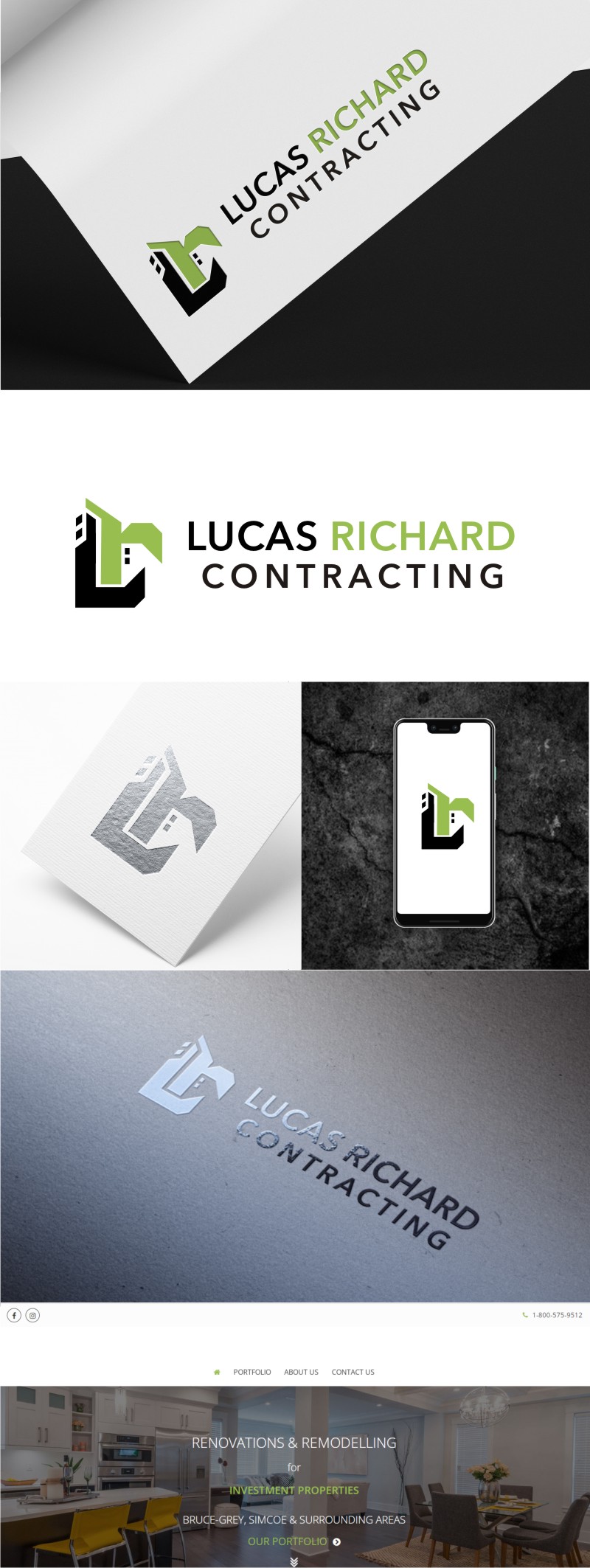 Logo Design by Soul Light for Lucas Richard Design | Design #34297669