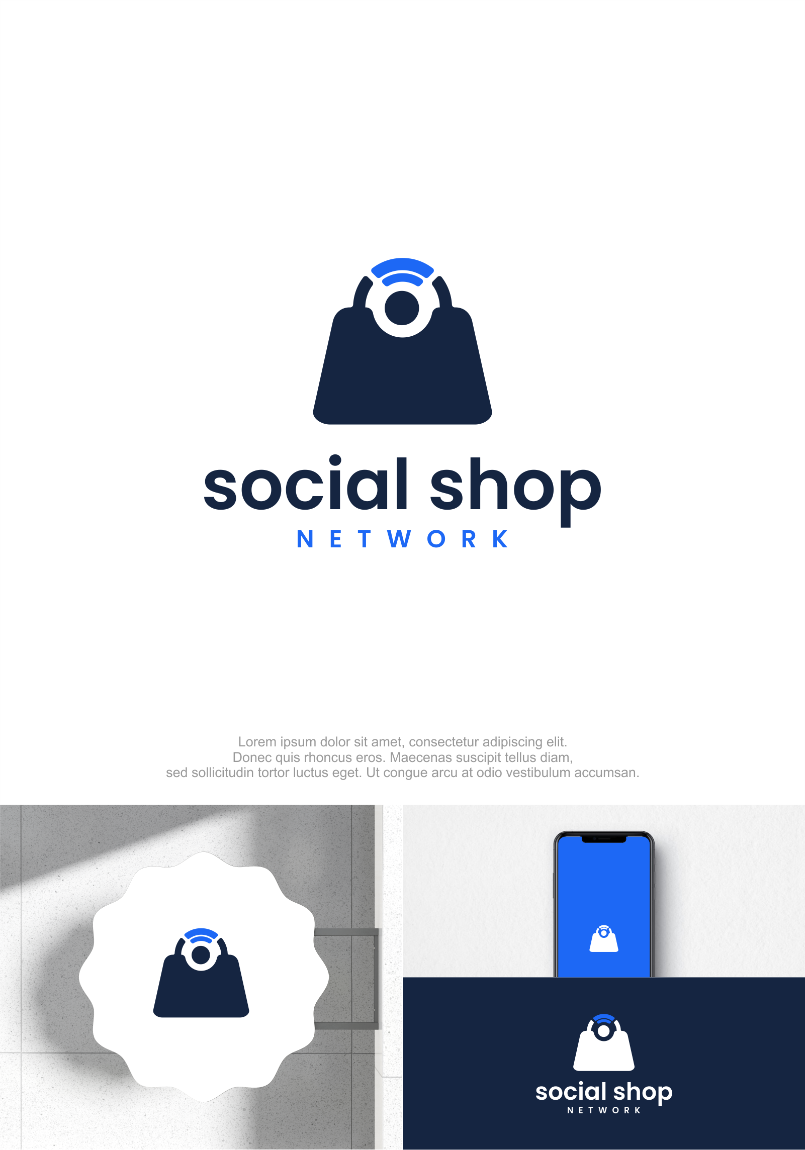 Logo Design by M.Syaiful Huda for Social Shopping Network | Design #34299591
