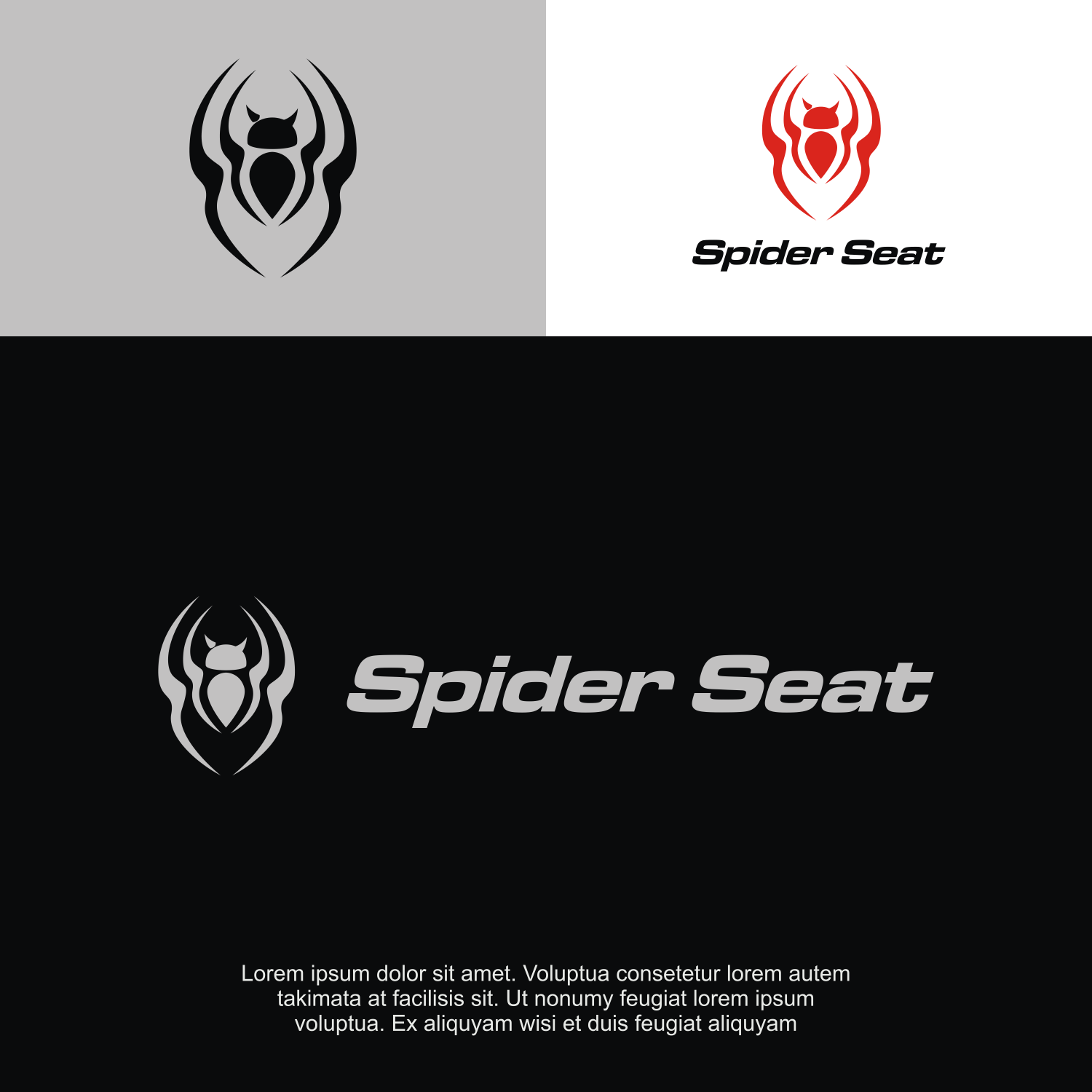 Logo Design by Dafid Upel for Spider Seat | Design #34302086