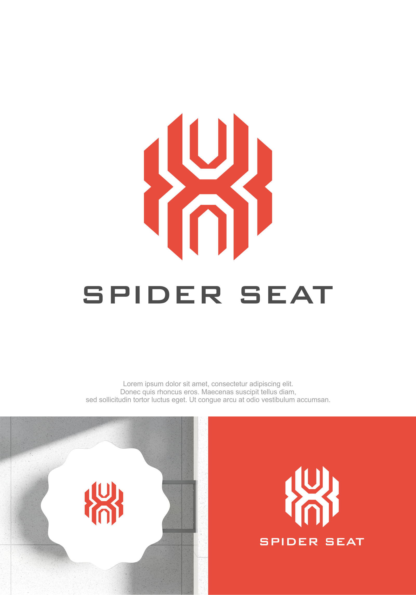 Logo Design by M.Syaiful Huda for Spider Seat | Design #34299783