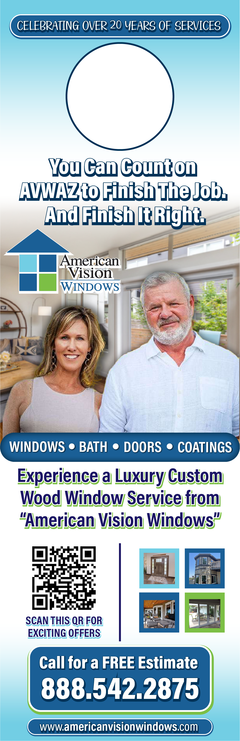 Graphic Design by Rickyy for American Vision Windows Arizona | Design #34305371
