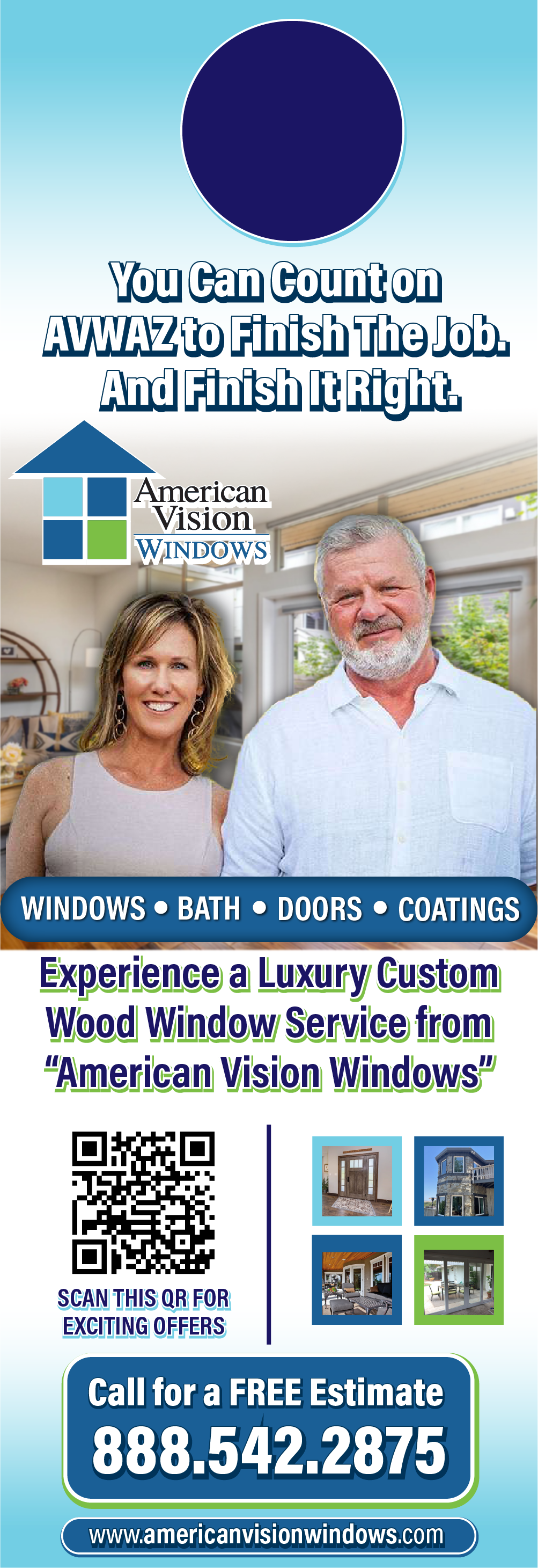 Graphic Design by Rickyy for American Vision Windows Arizona | Design #34305465