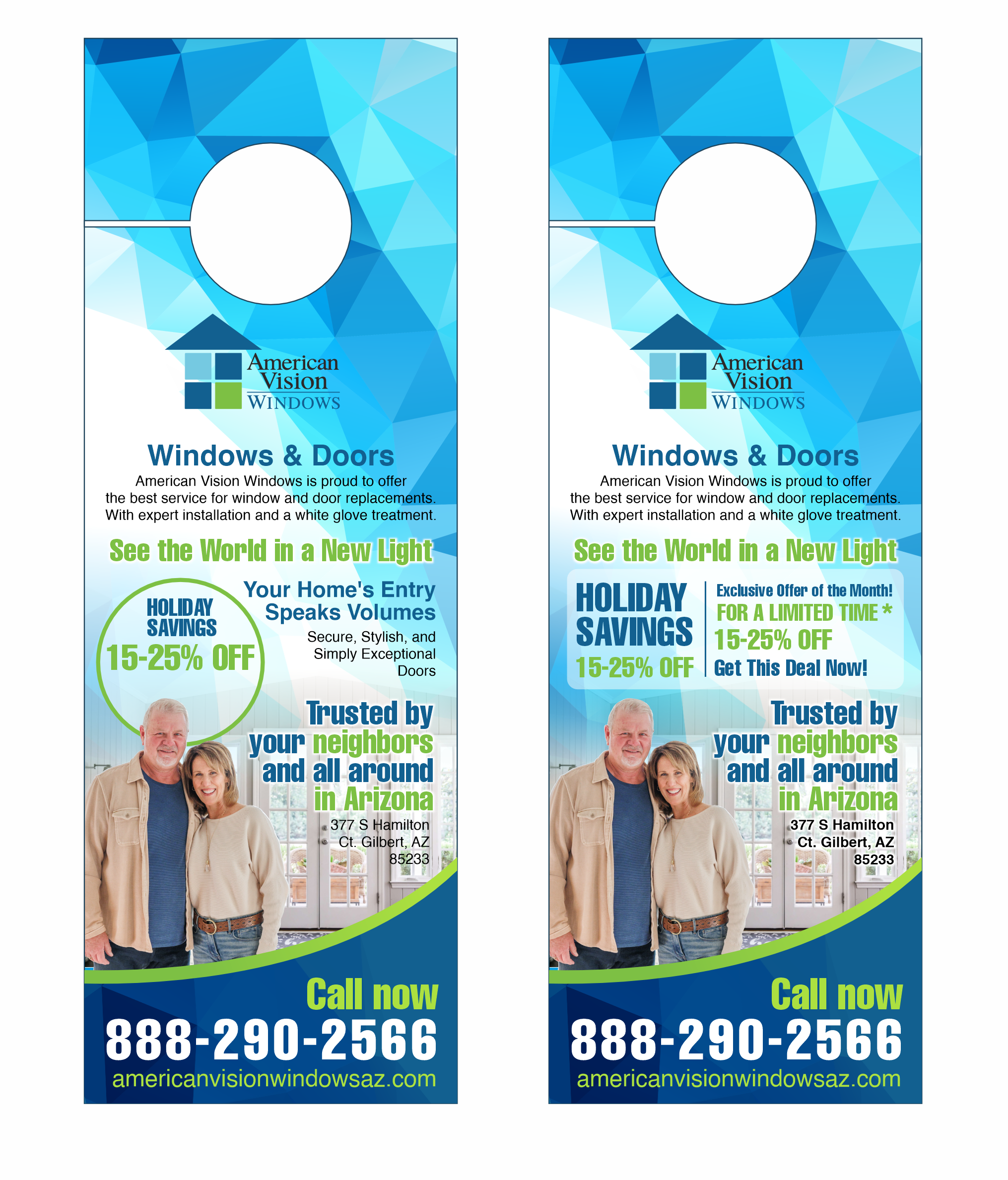 Graphic Design by Yakuza20 for American Vision Windows Arizona | Design #34305177