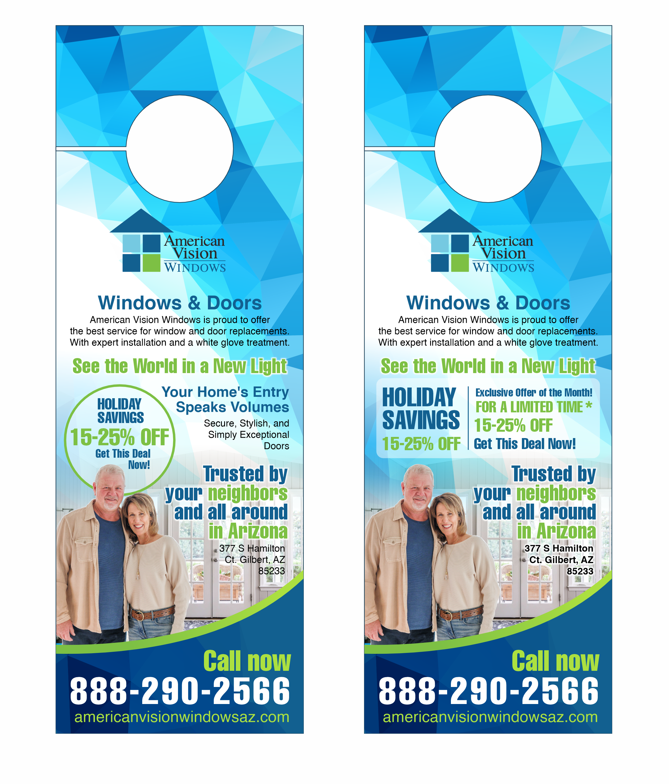 Graphic Design by Yakuza20 for American Vision Windows Arizona | Design #34305182