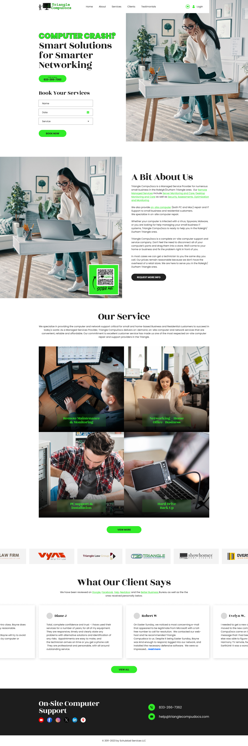 Web-Design von Hafsa Fatymah für Triangle CompuDocs | Design #34319744