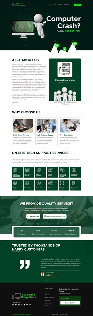 Web-Design von lemosys infotech für Triangle CompuDocs | Design #34336357