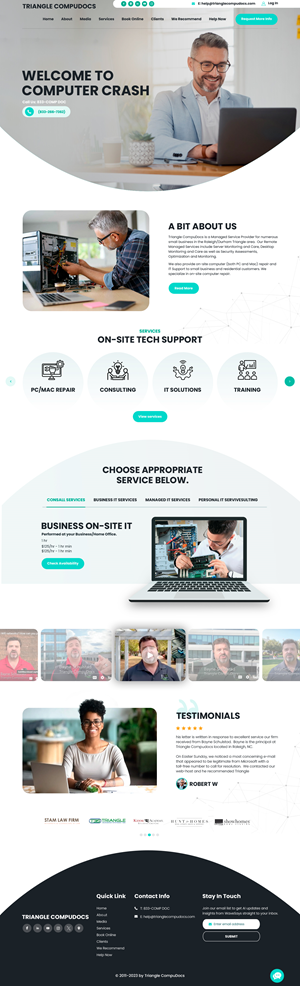 Web-Design von nzdesigners für Triangle CompuDocs | Design #34305849