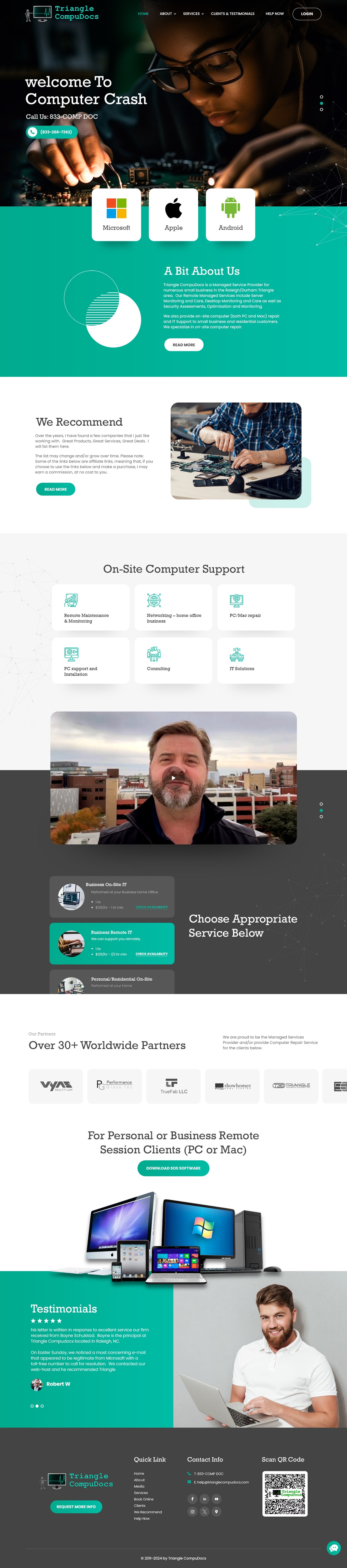 Web-Design von nzdesigners für Triangle CompuDocs | Design #34315219