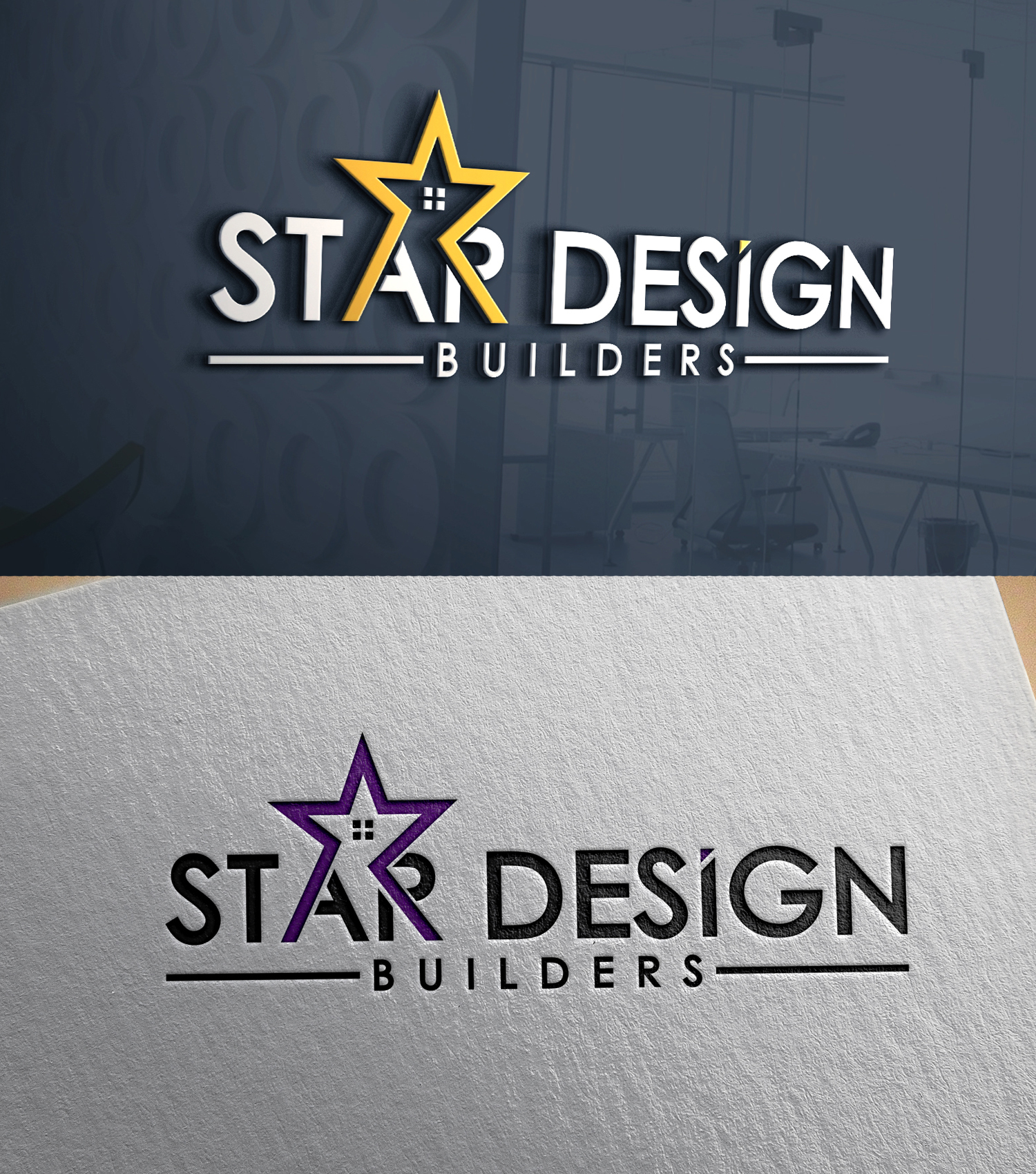 Diseño de Logo por 24ksunny para Star Design Builders | Diseño #34305766