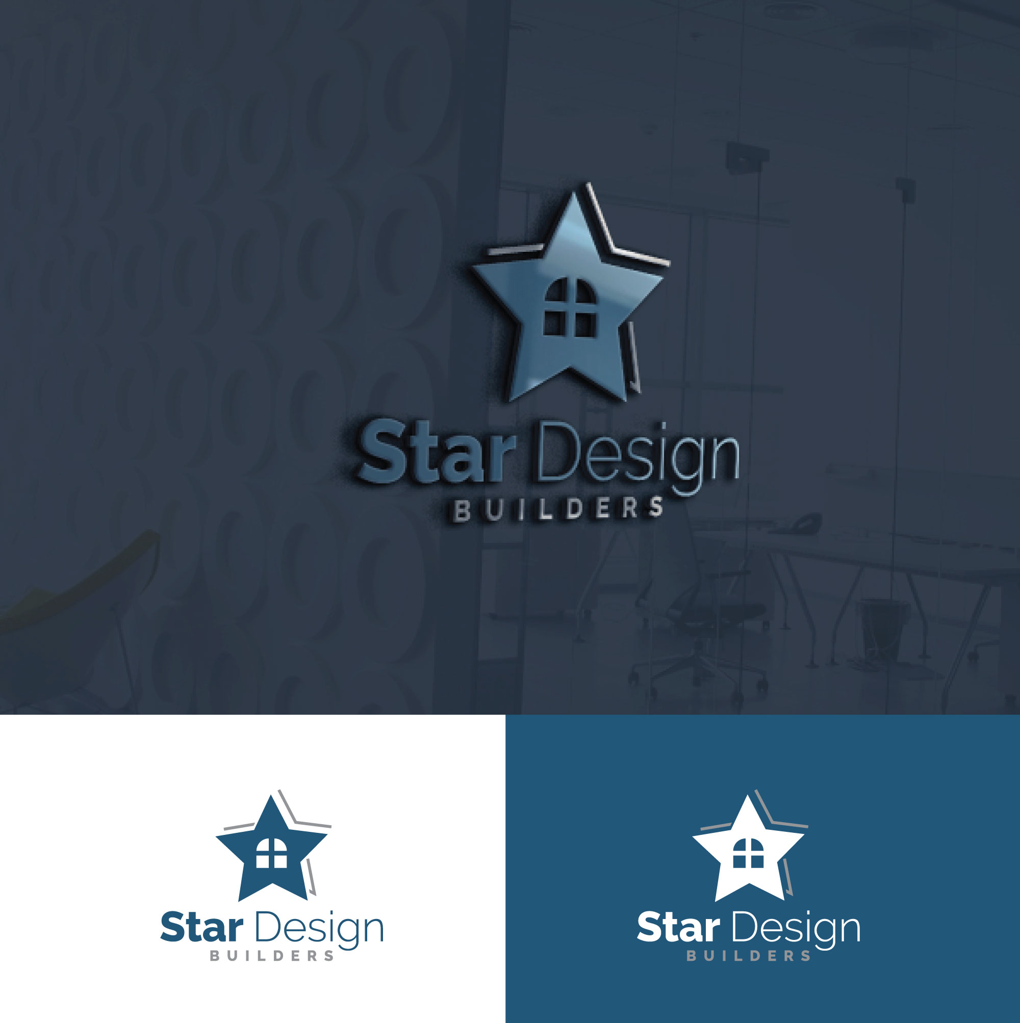 Diseño de Logo por RRR Design para Star Design Builders | Diseño #34306304