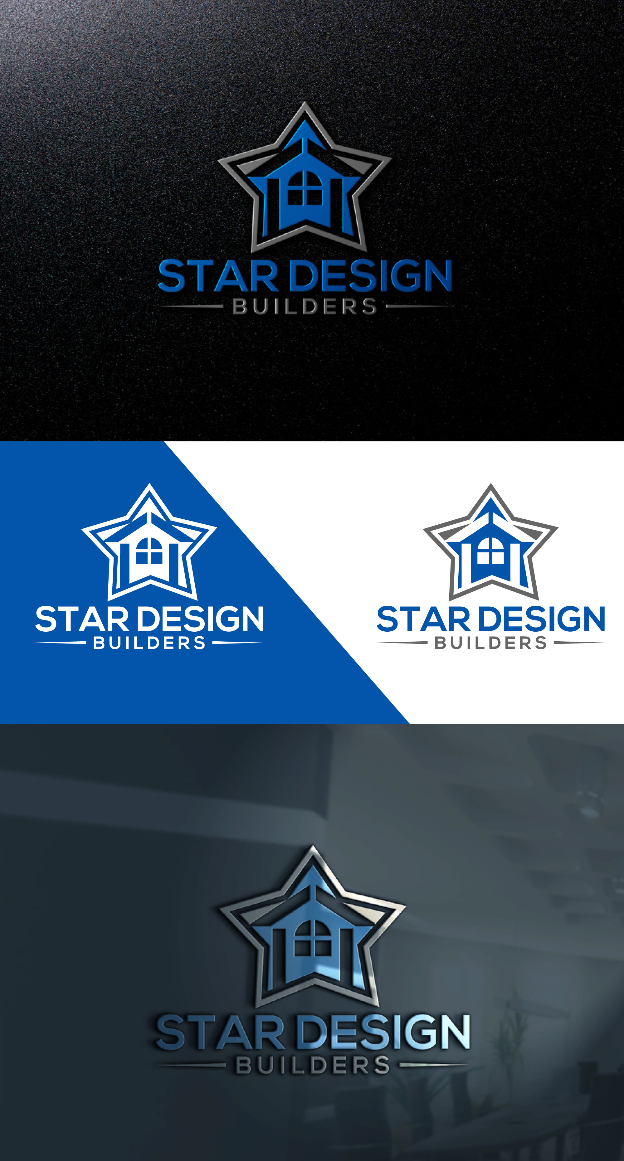 Diseño de Logo por amran mollaa para Star Design Builders | Diseño #34305173