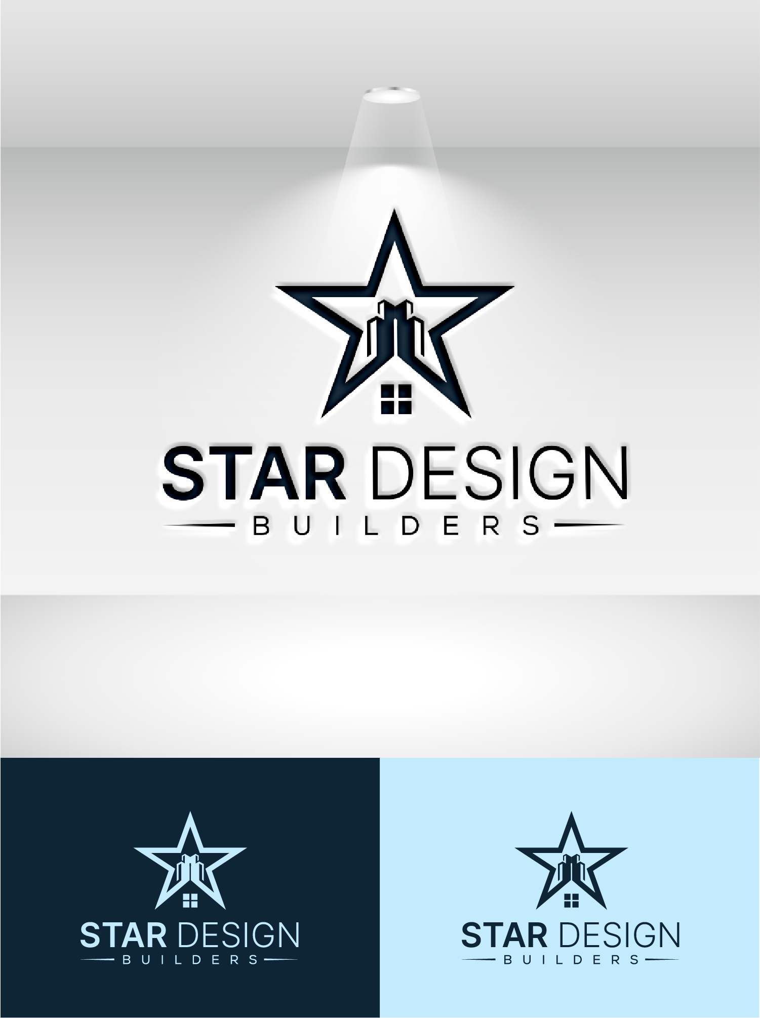 Logo-Design von S.H Designs für Star Design Builders | Design #34305110