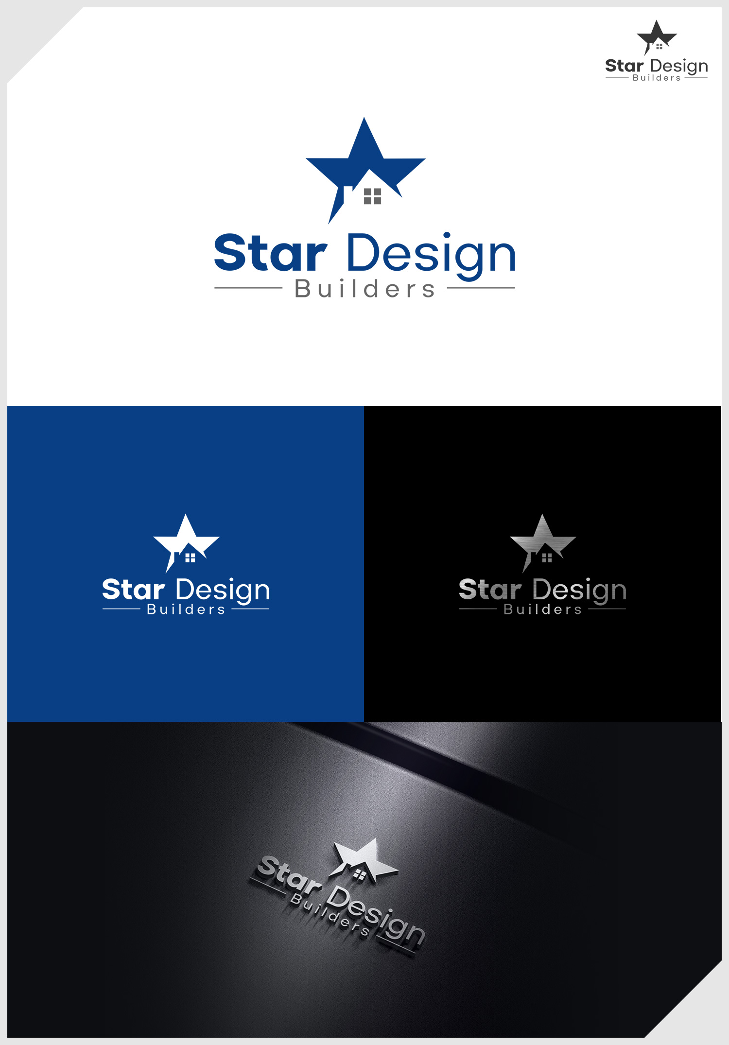 Diseño de Logo por IDesign1606 para Star Design Builders | Diseño #34319060