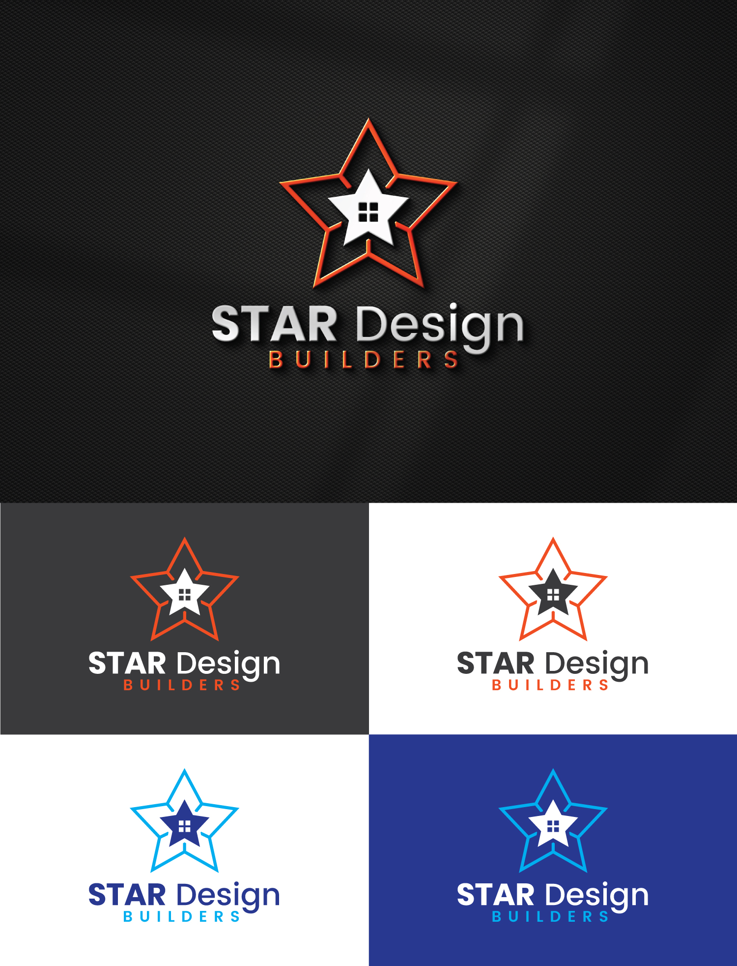 Logo-Design von Impressive Designs für Star Design Builders | Design #34302951