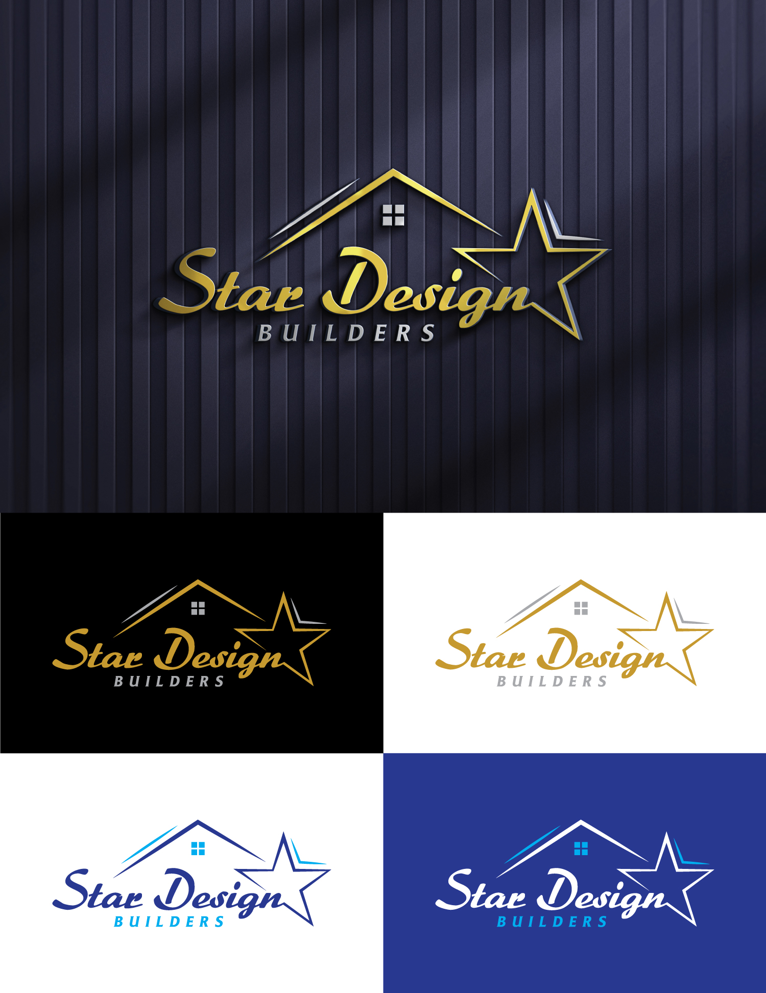 Logo-Design von Impressive Designs für Star Design Builders | Design #34302953