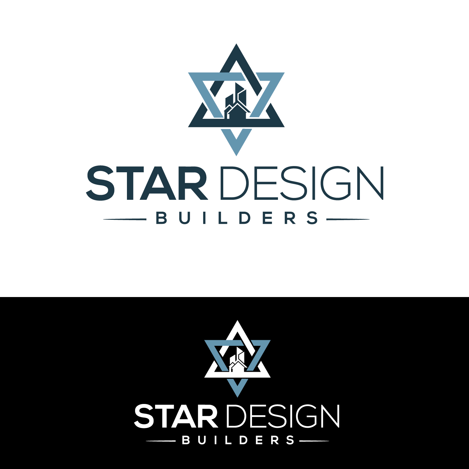 Logo Design by GODDREAMCREATION for Star Design Builders | Design #34333420
