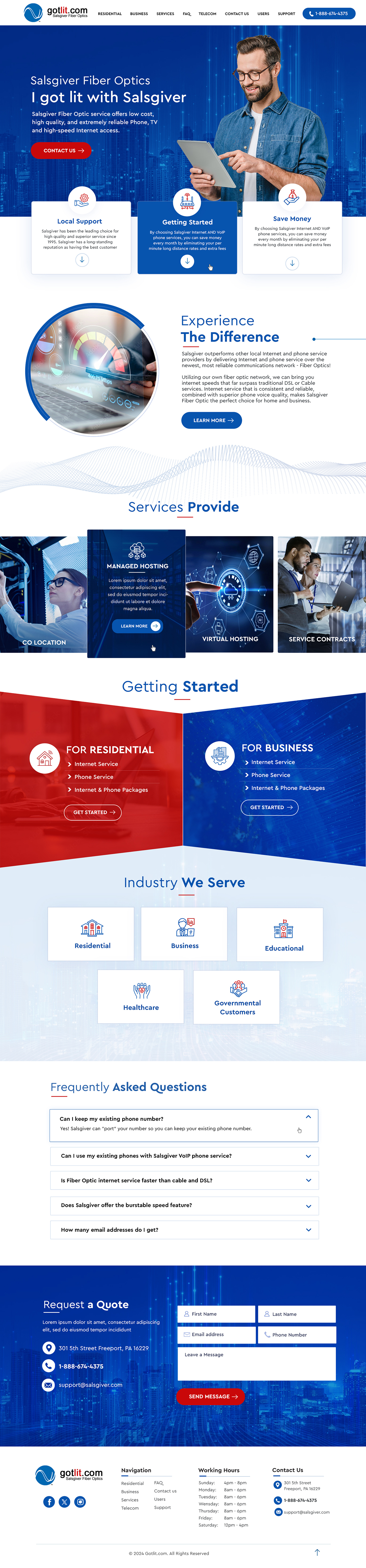 Web Design by Blue Sparrow for this project | Design #34316384