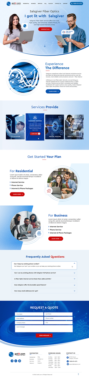 Web-Design von Blue Sparrow für dieses Projekt | Design: #34339708