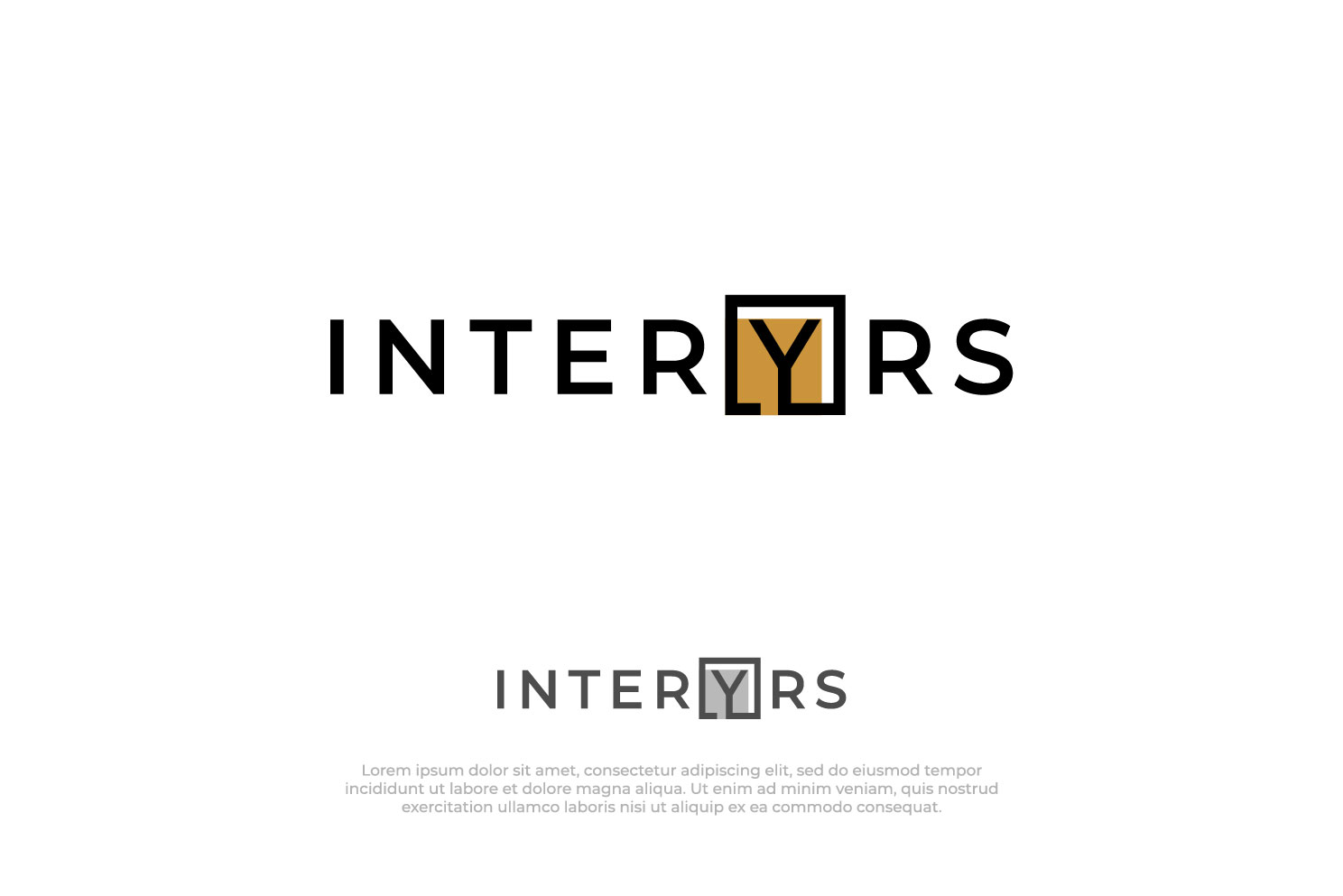 Logo Design by Nash_Shaha for Interyrs | Design #34318189
