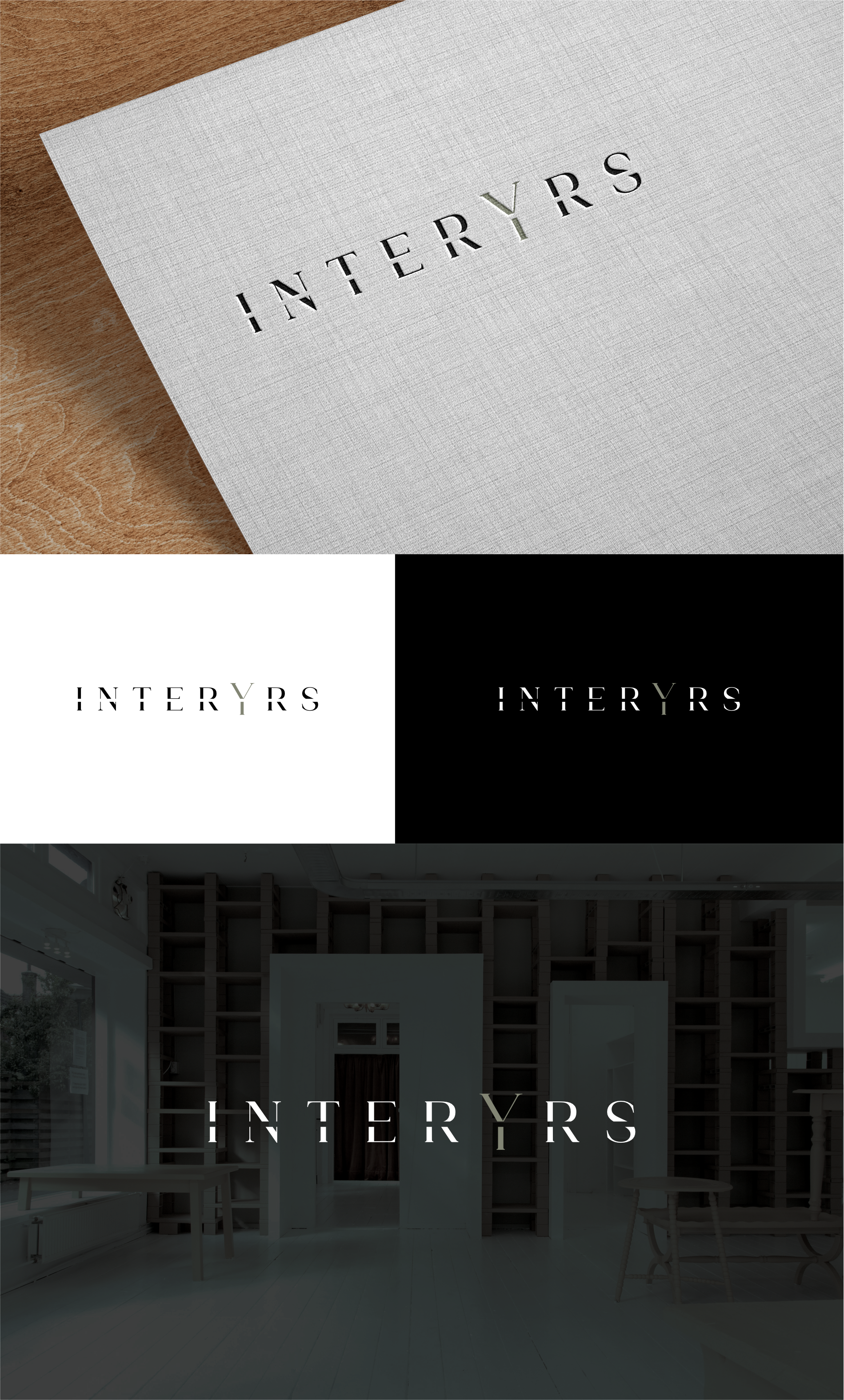 Logo Design by zeeone for Interyrs | Design #34313337