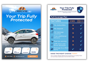 Flyer Design by Custom A for AB Dive | Design: #34355132