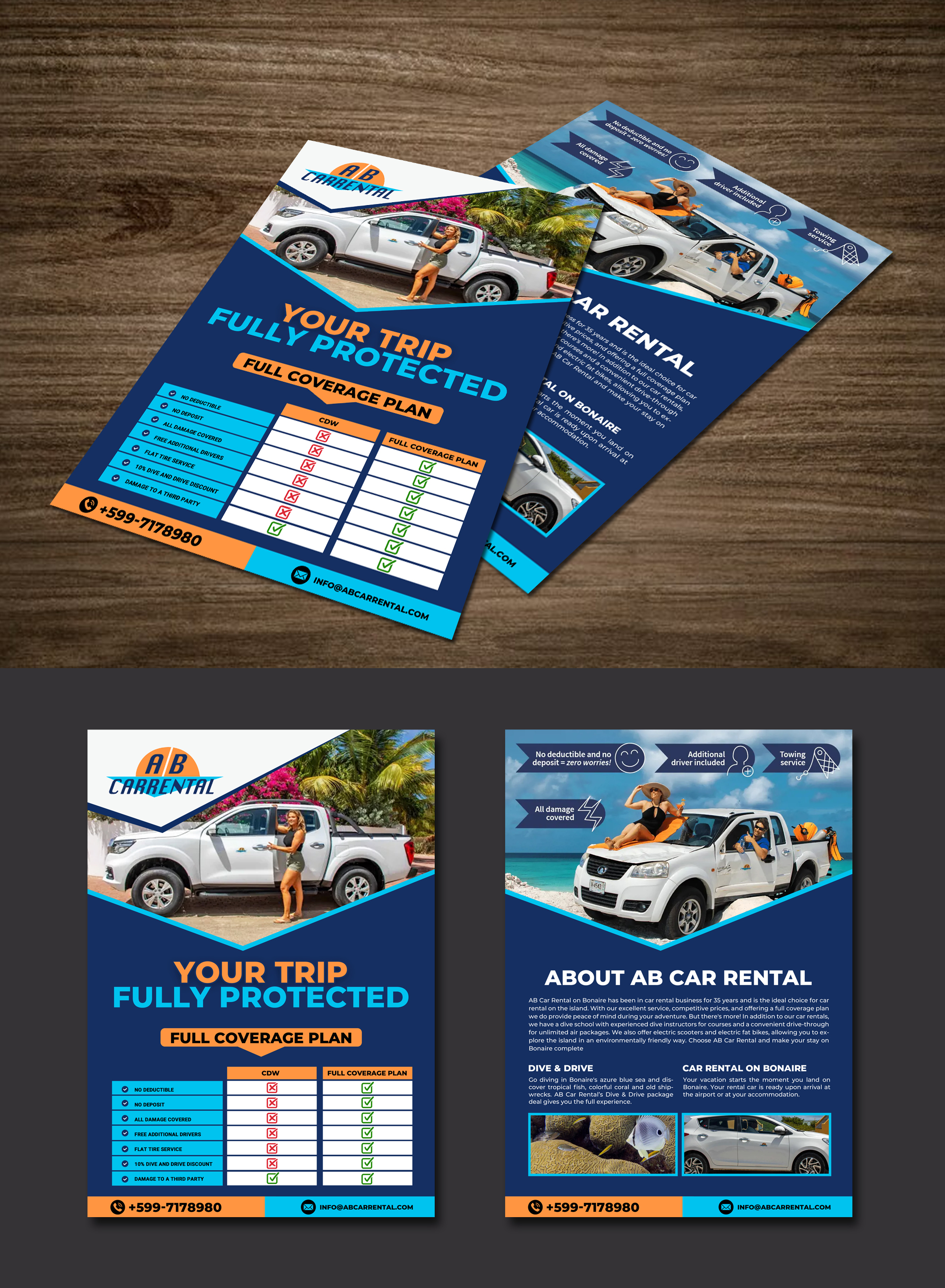 Diseño de Flyer por websmartusa para AB Dive | Diseño #34314102