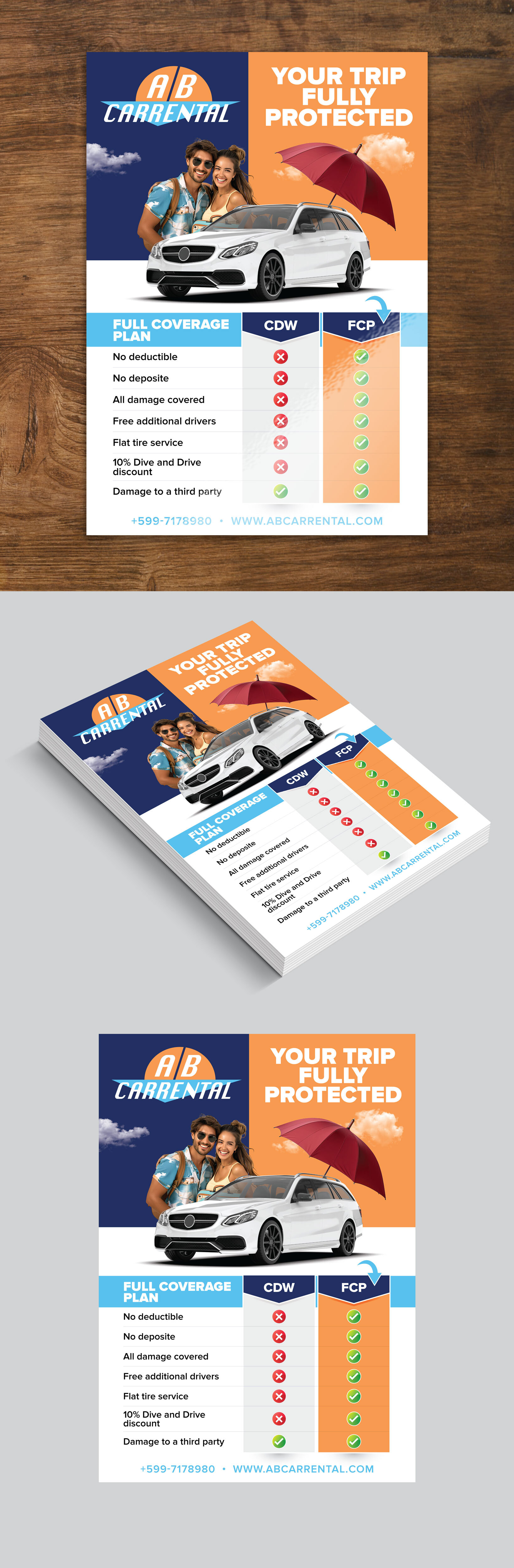 Diseño de Flyer por vcreatived para AB Dive | Diseño #34319752