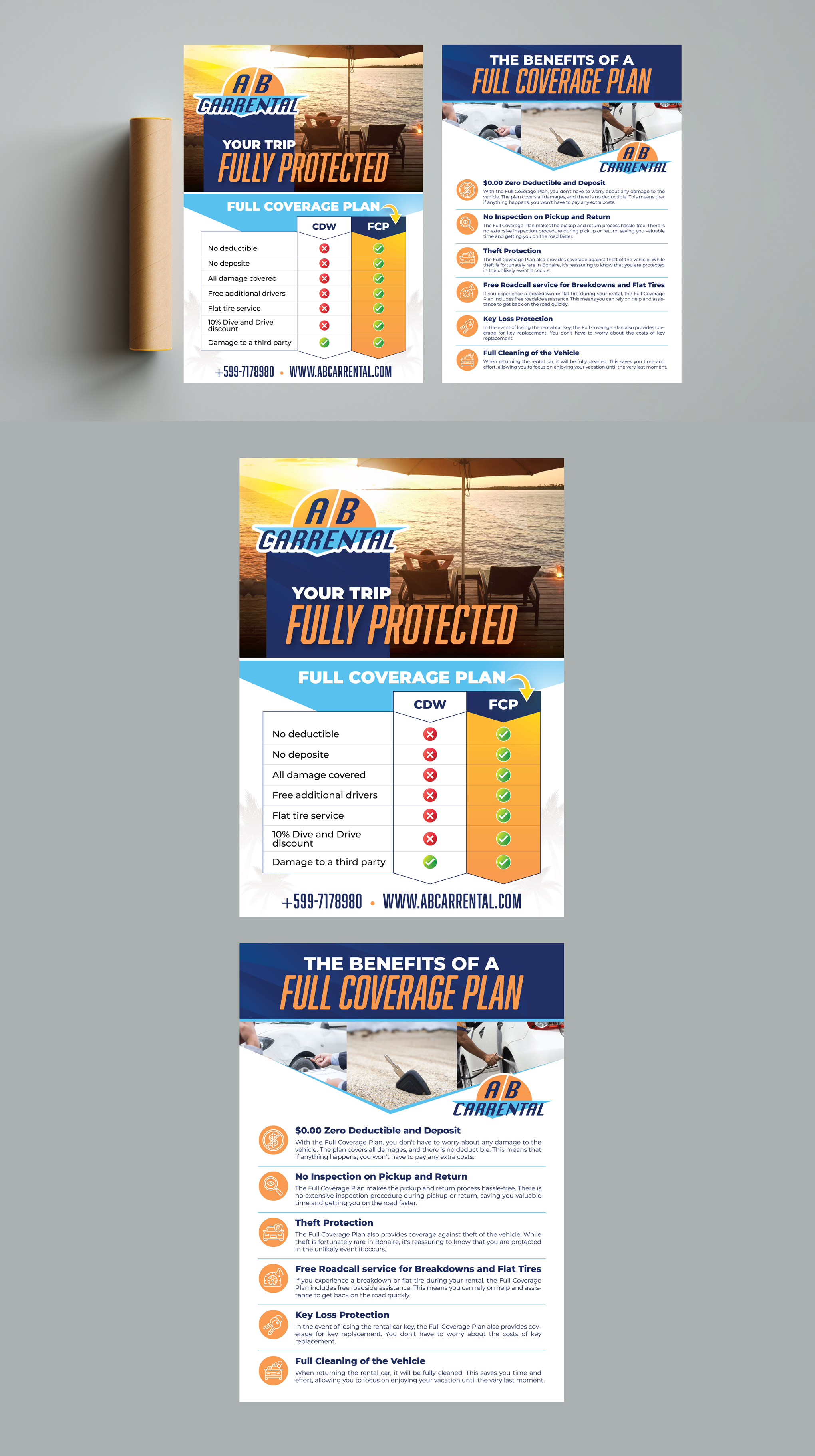 Diseño de Flyer por vcreatived para AB Dive | Diseño #34319768