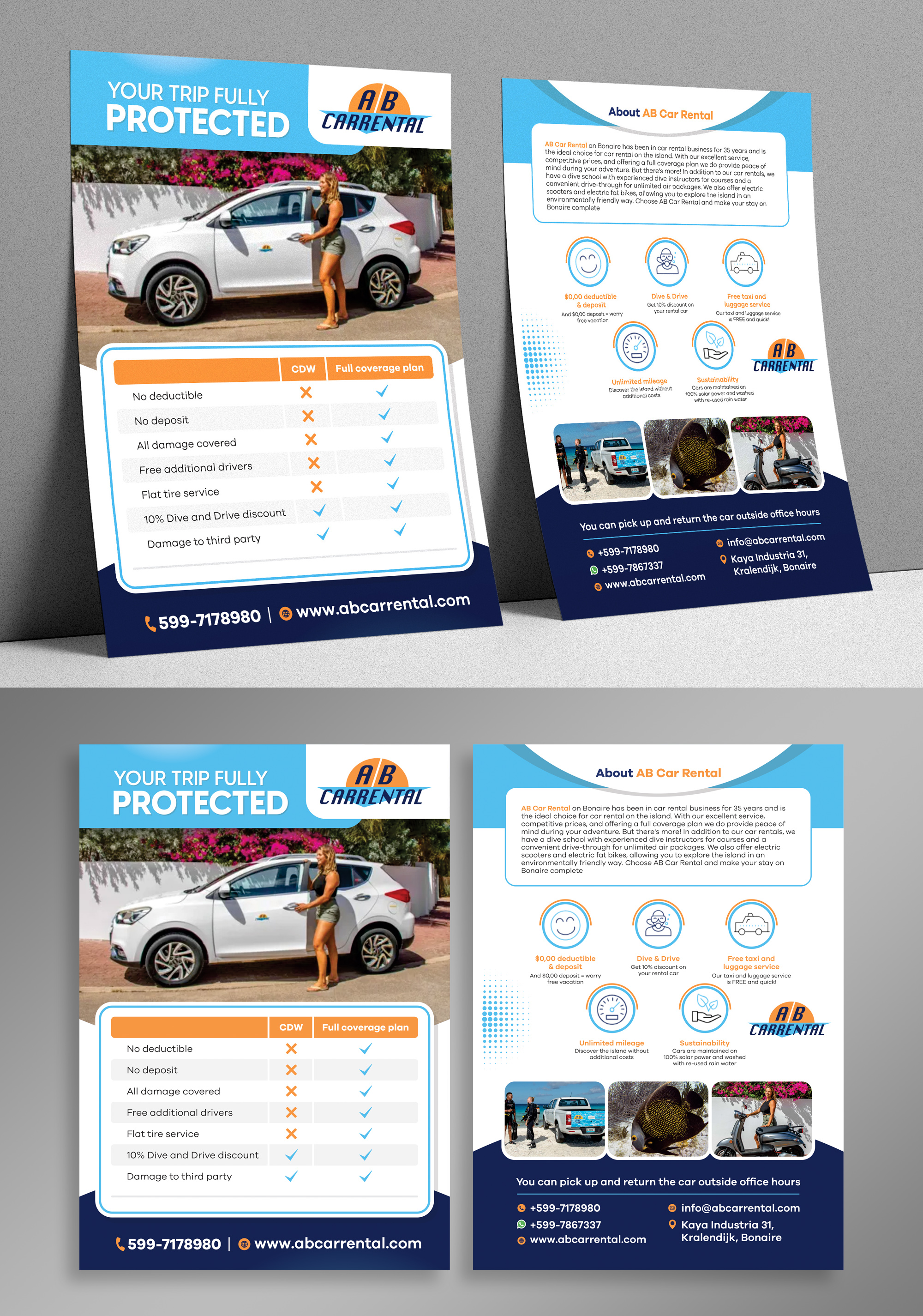 Diseño de Flyer por Dzhafir para AB Dive | Diseño #34315898