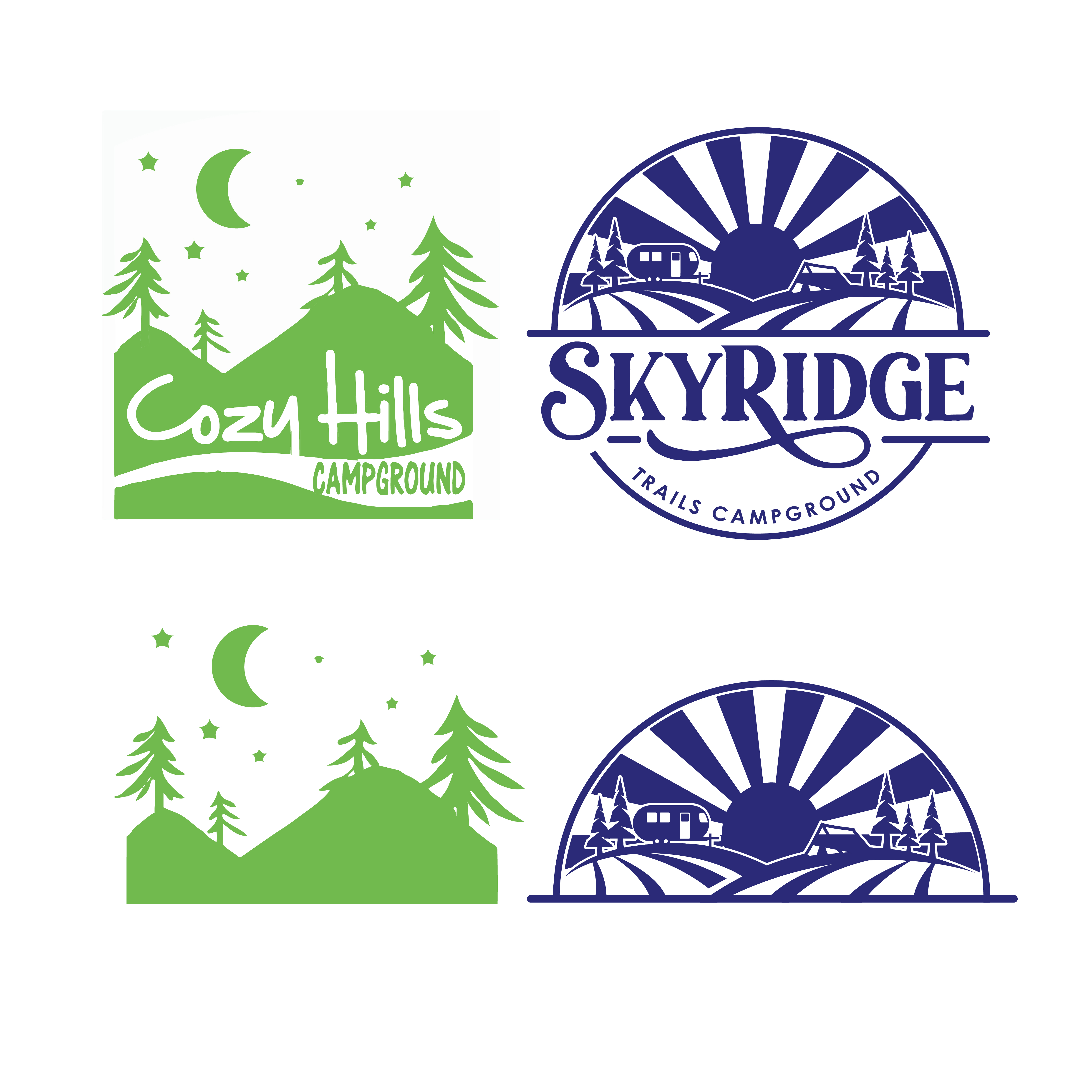 Graphic Design by John Mark Arts for Cozy Hills Campground | Design #34310554