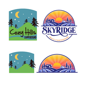 Grafik-Design von John Mark Arts für Cozy Hills Campground | Design: #34310555